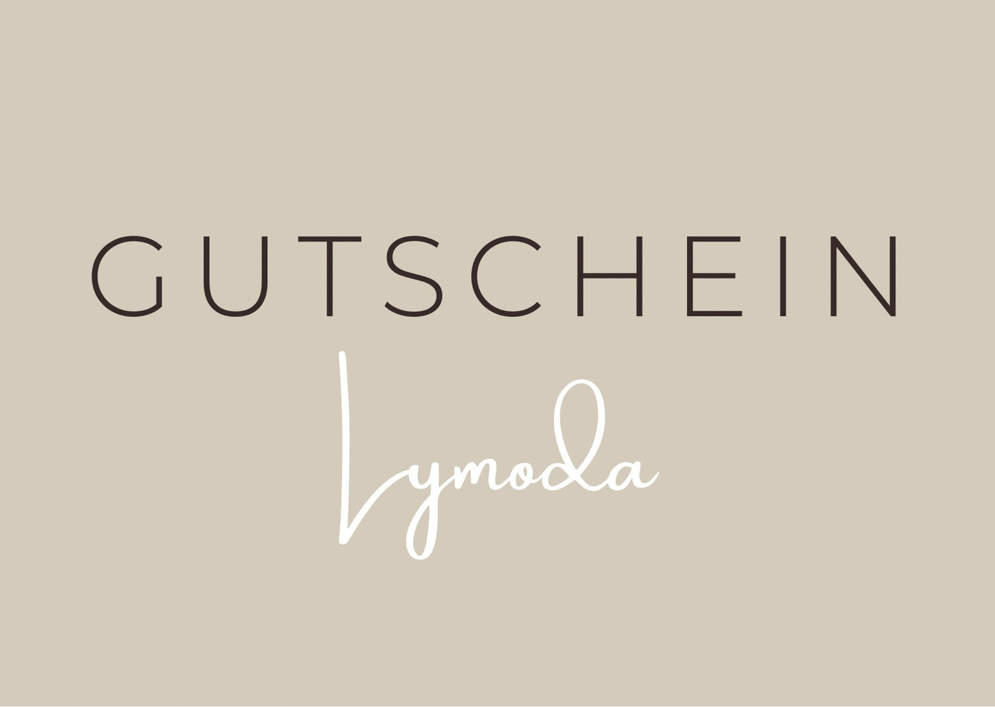 Geschenkgutschein Lymoda