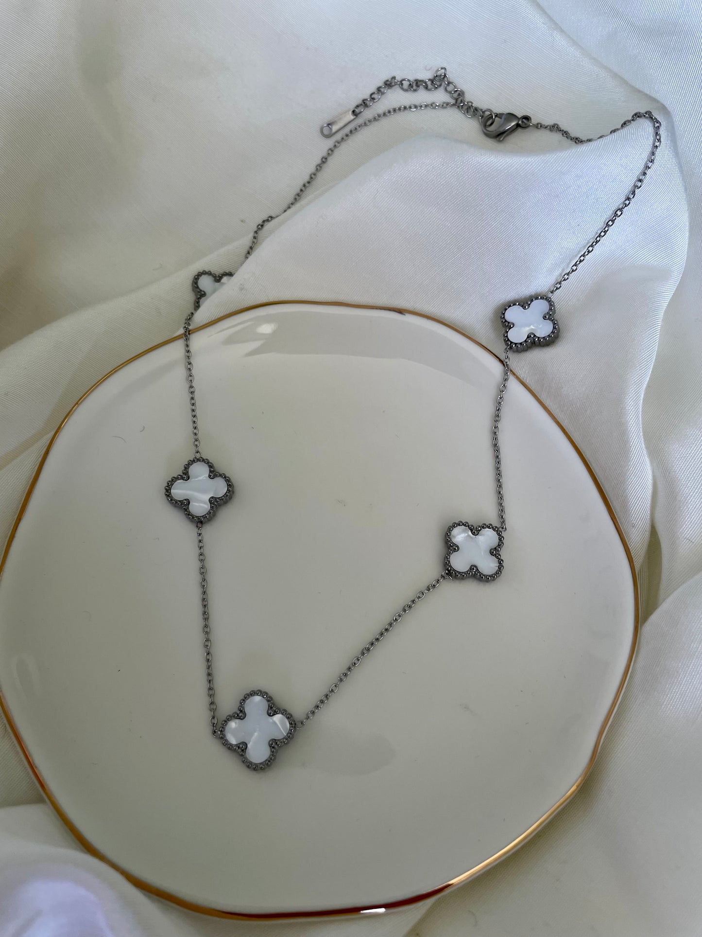 Edelstahl Kette Basic Clovers