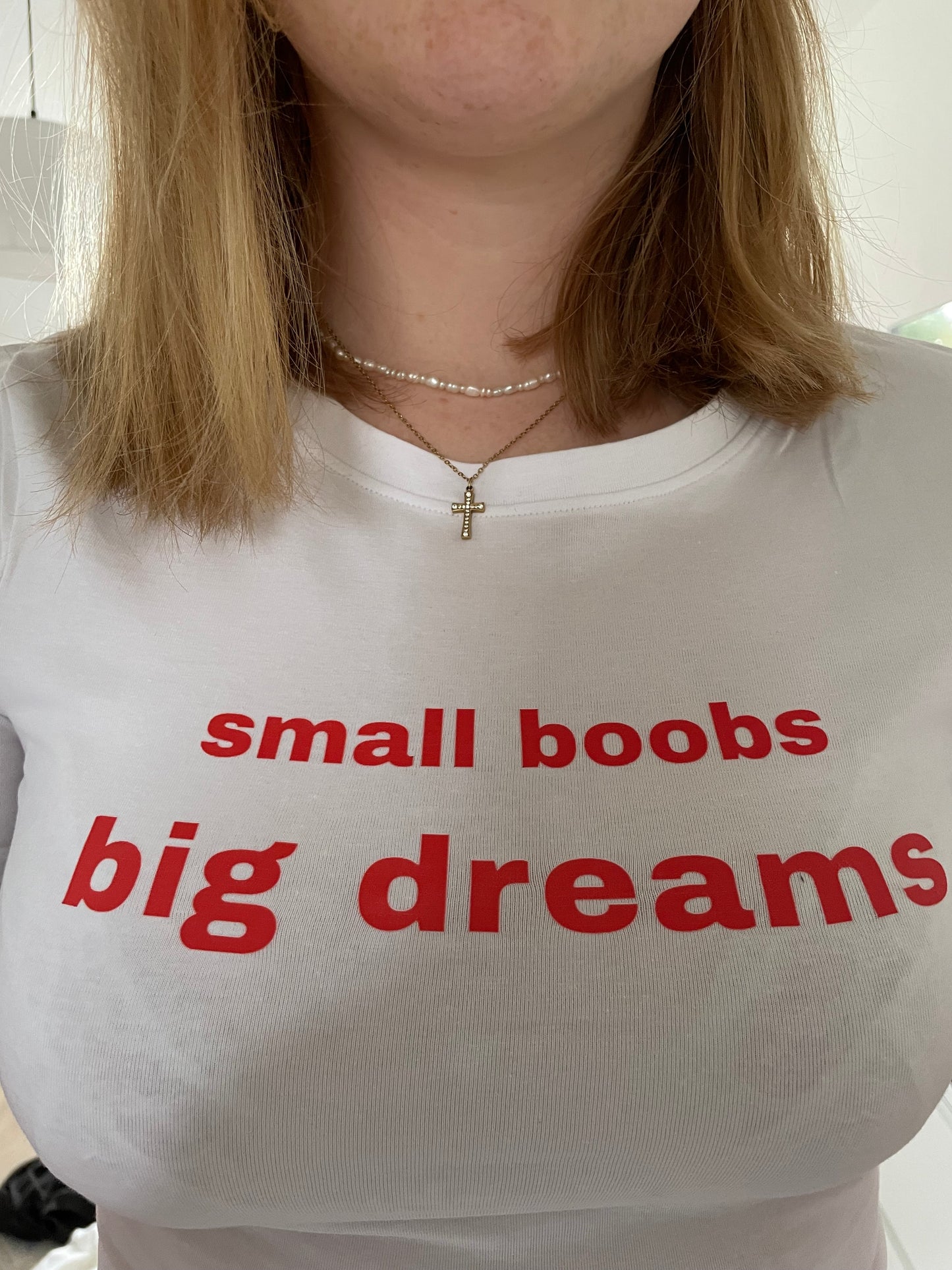 Bügelbild "Small boobs"