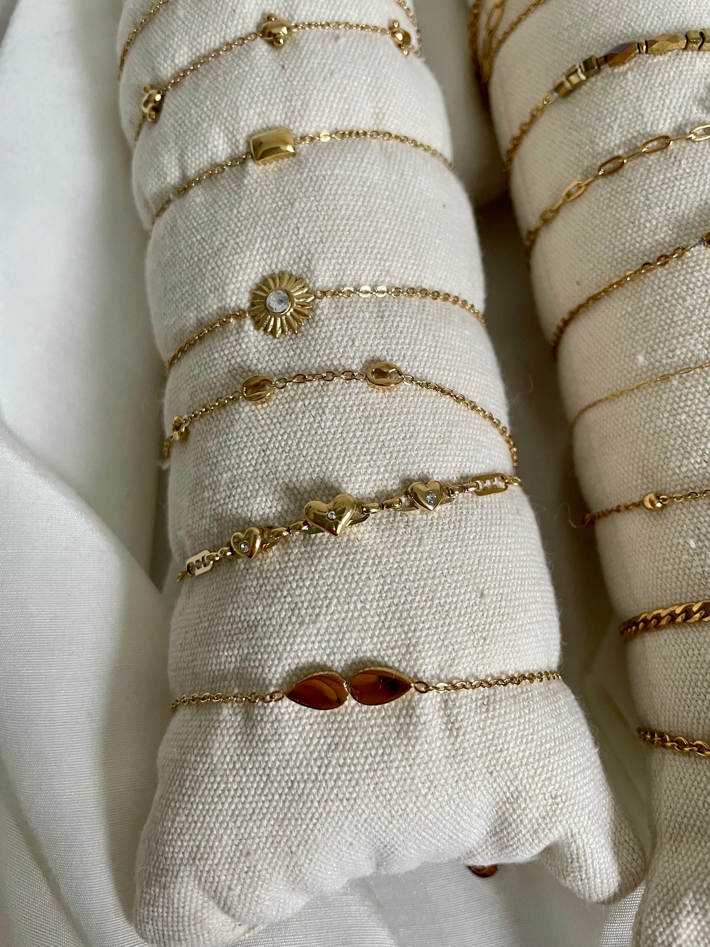 Edelstahl Armband Mixed Gold