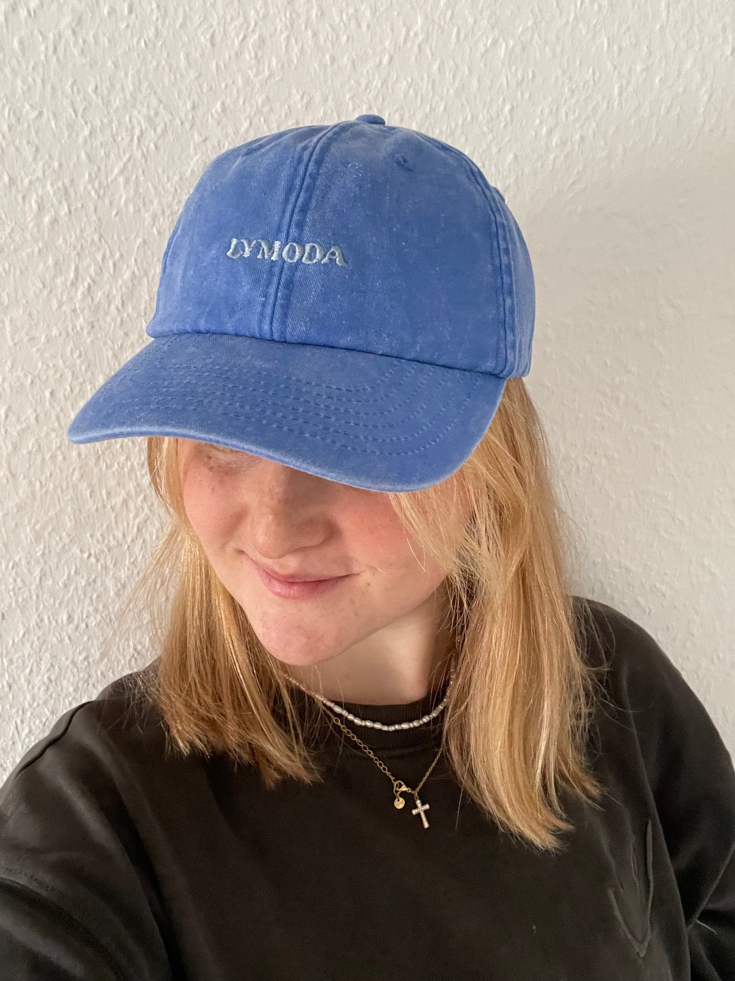 Vintage Cap - Lymoda Blau