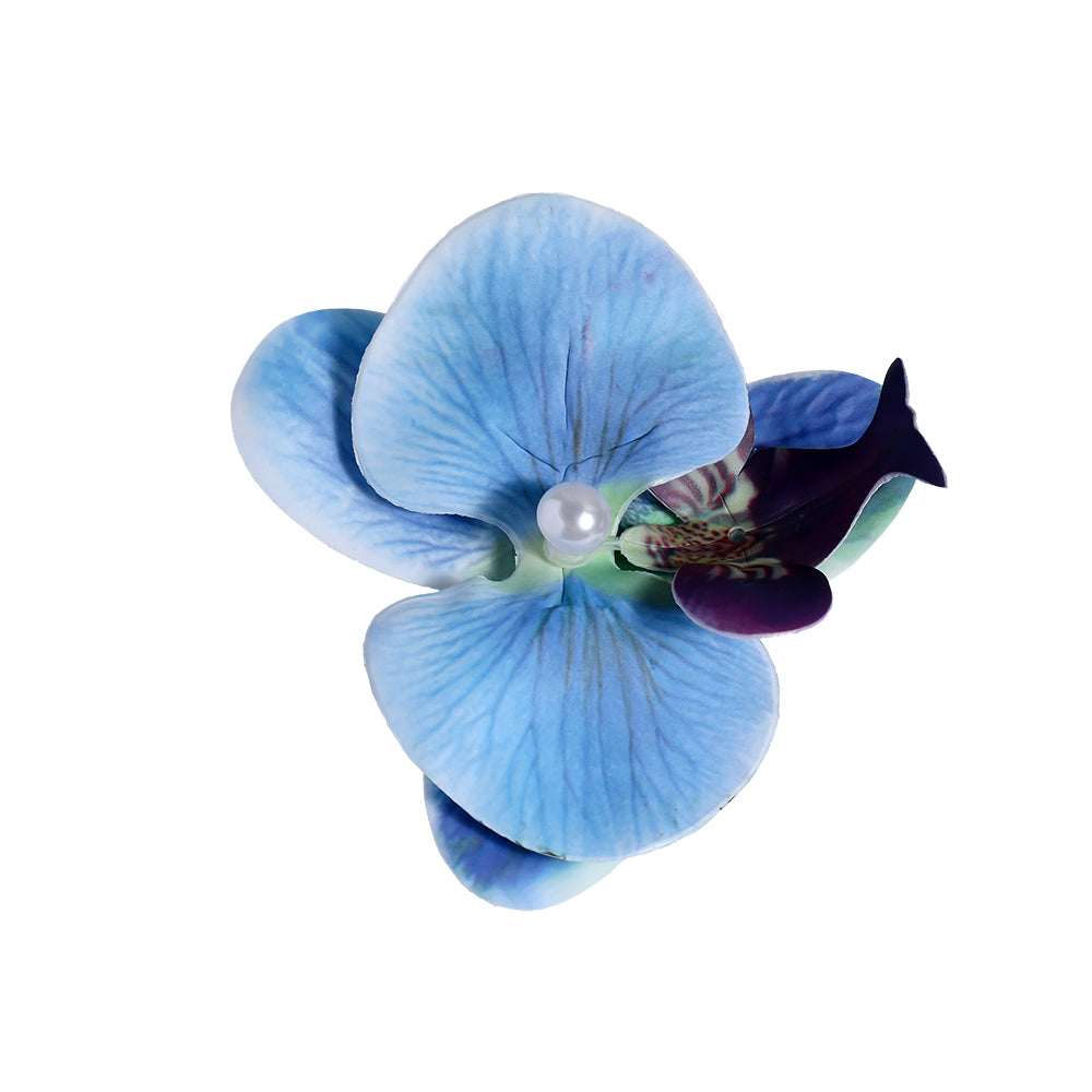 Blumen Haarspange Orchidee