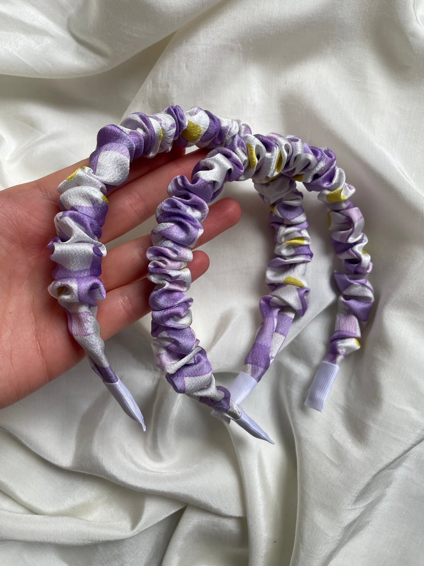 Scrunchie Daisy Gänseblümchen Lila
