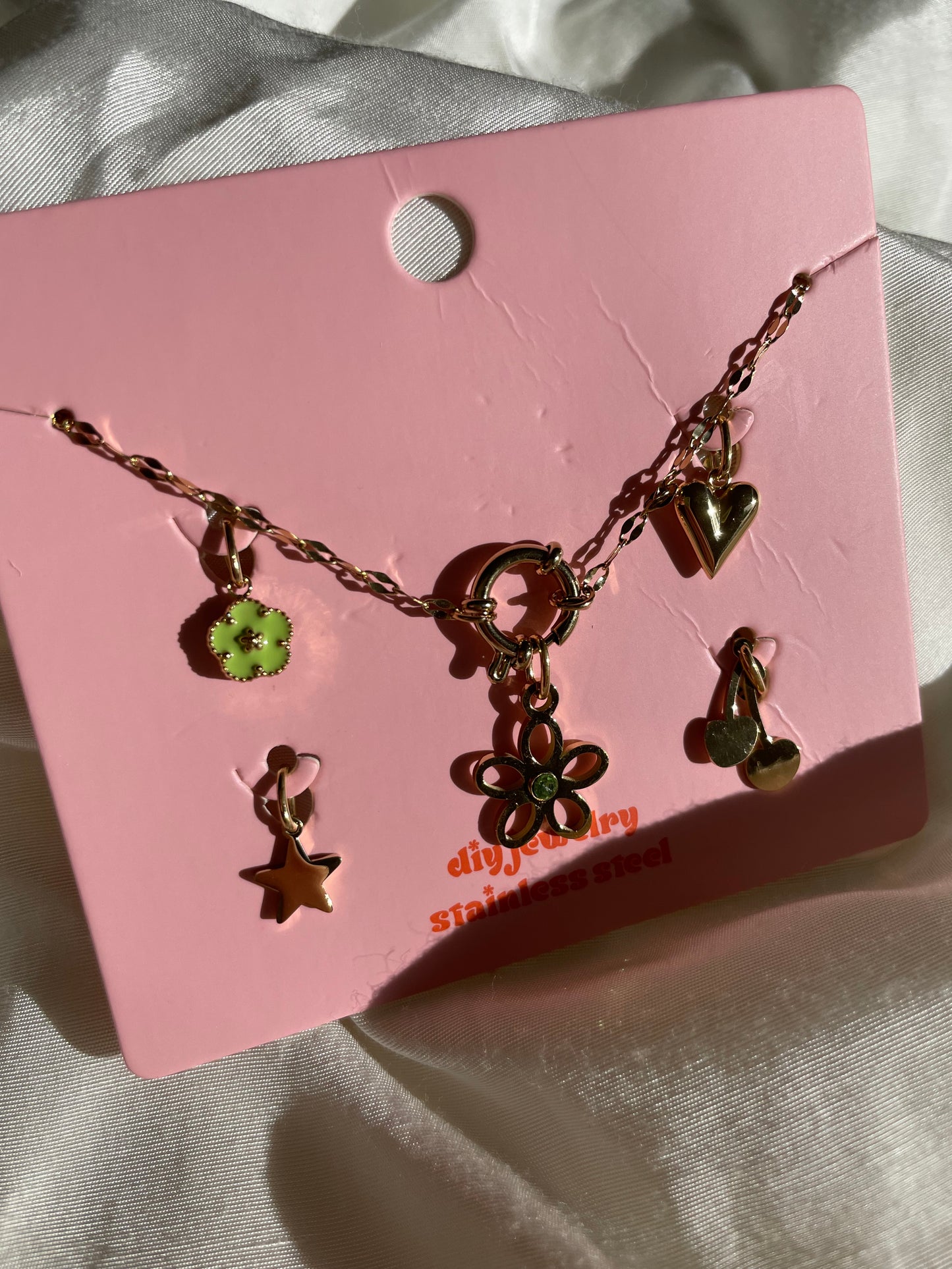 Charm Kette DIY Blume