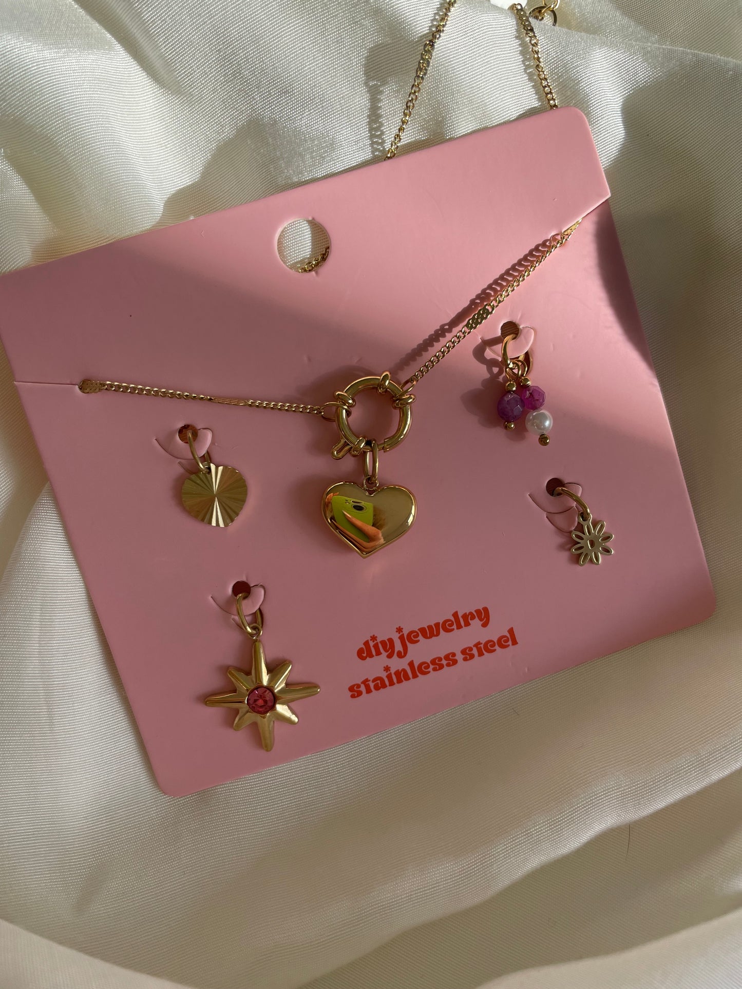 Charm Kette DIY Herz