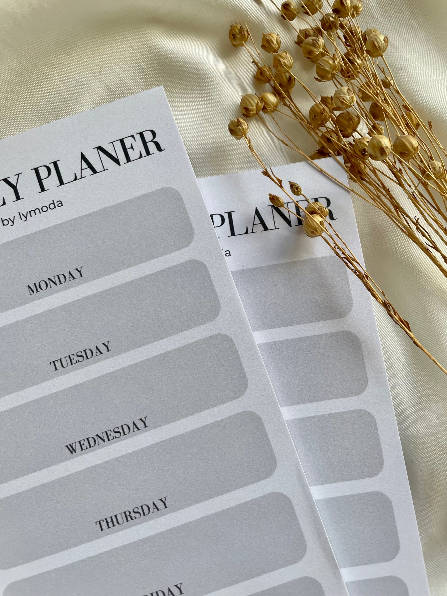 Wochenplaner Notizblock