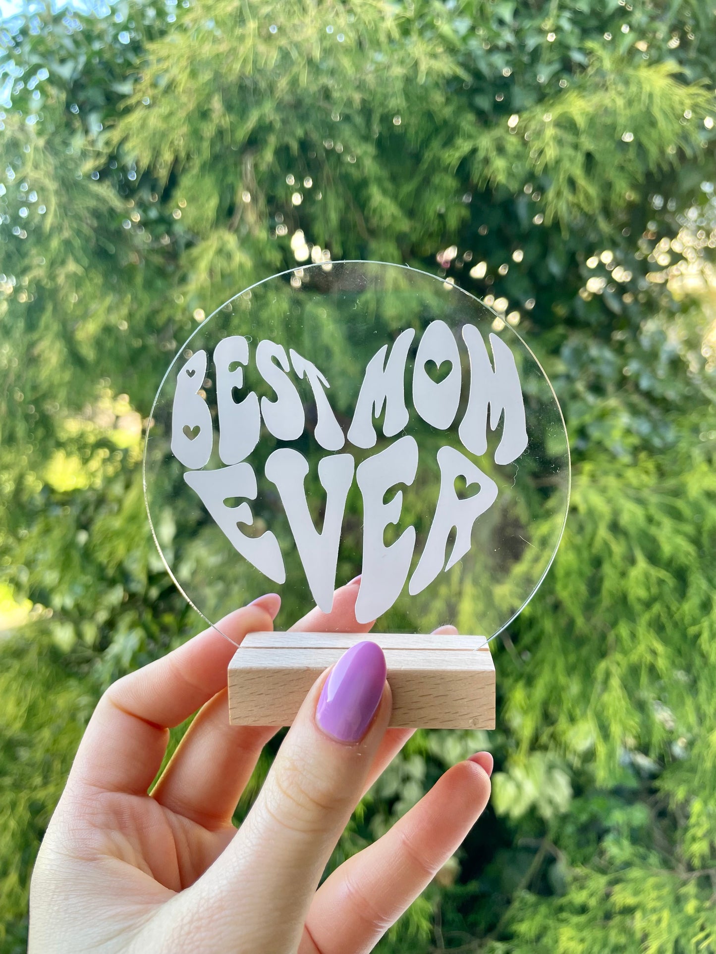 Muttertags-Geschenk Schild Aufsteller
