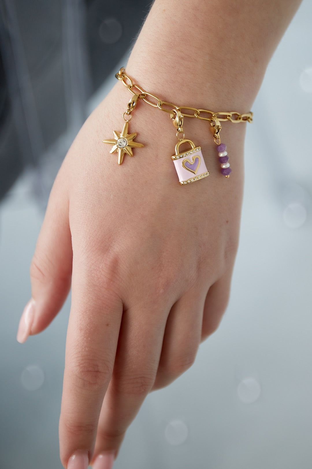 Charm Armband DIY Schloss