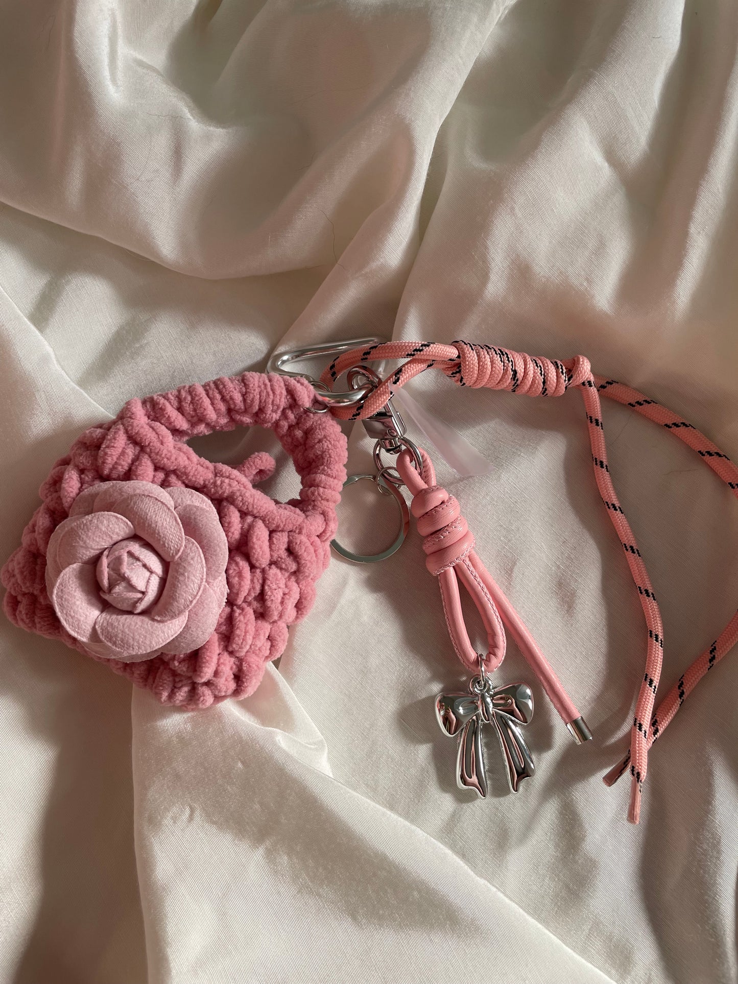 Keychain Taschenanhänger Flower Bag