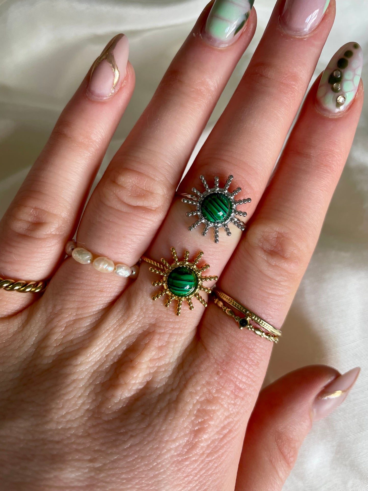 Edelstahl Ring Solar