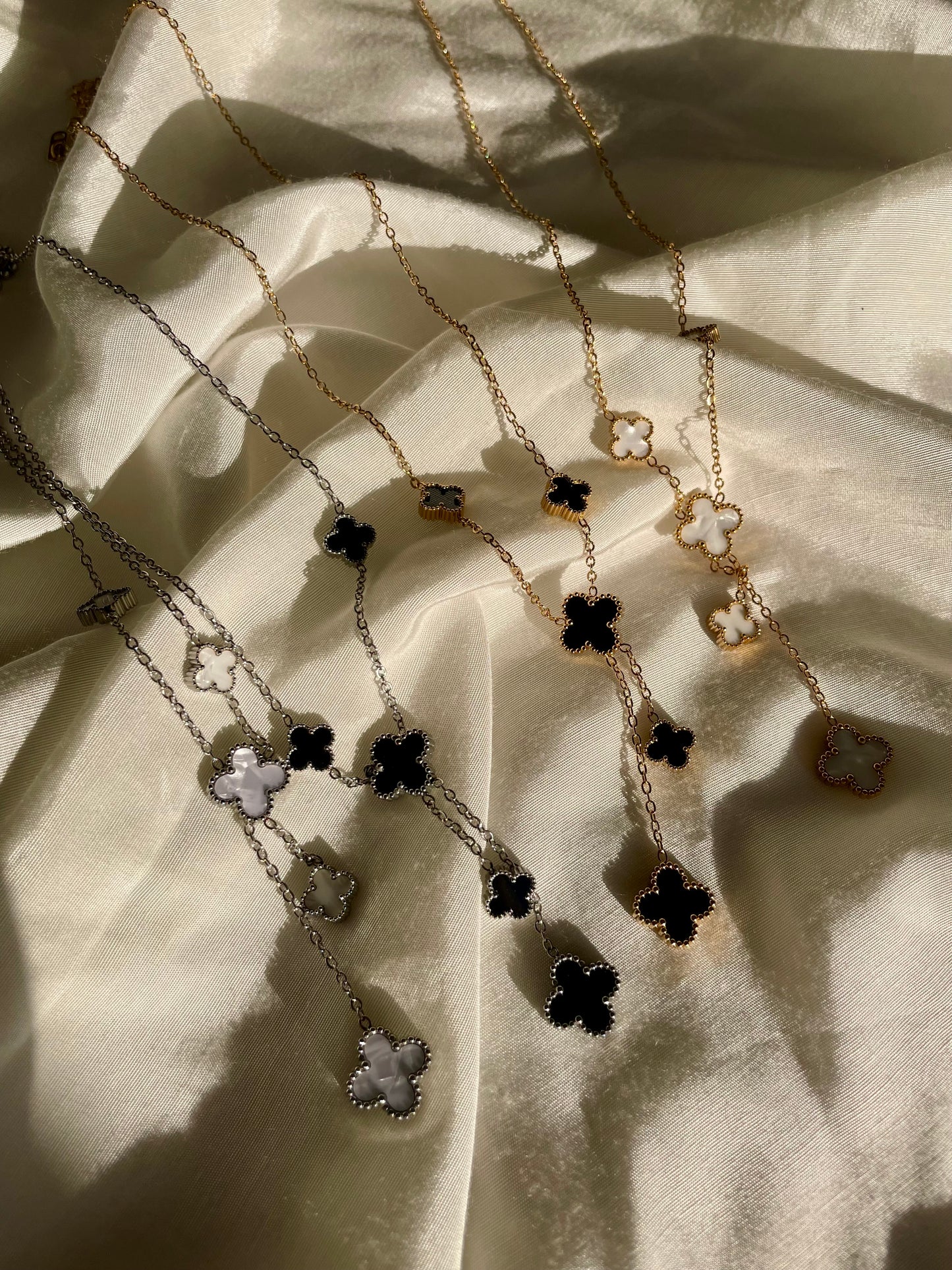 Edelstahl Kette Premium Clovers