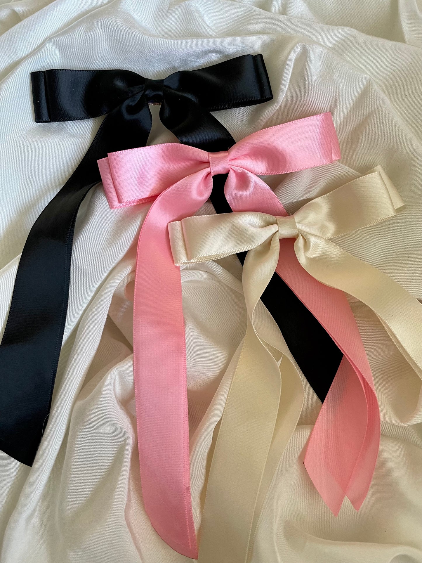 Haarschleife Satin Klein