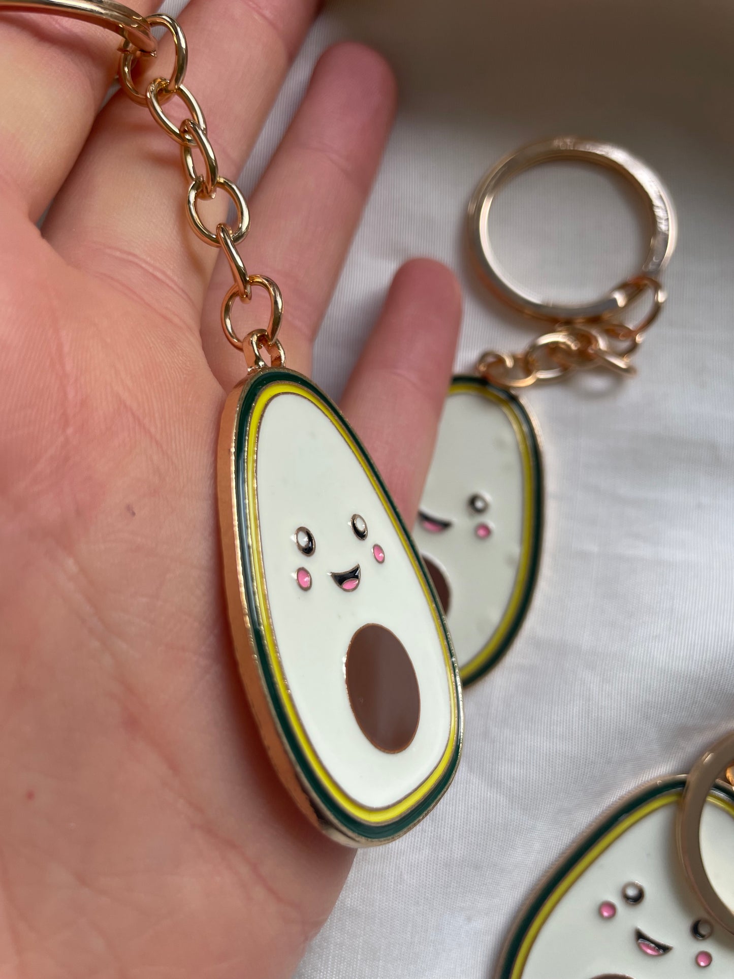 Avocado Anhänger für Schlüssel Binder Mäppchen