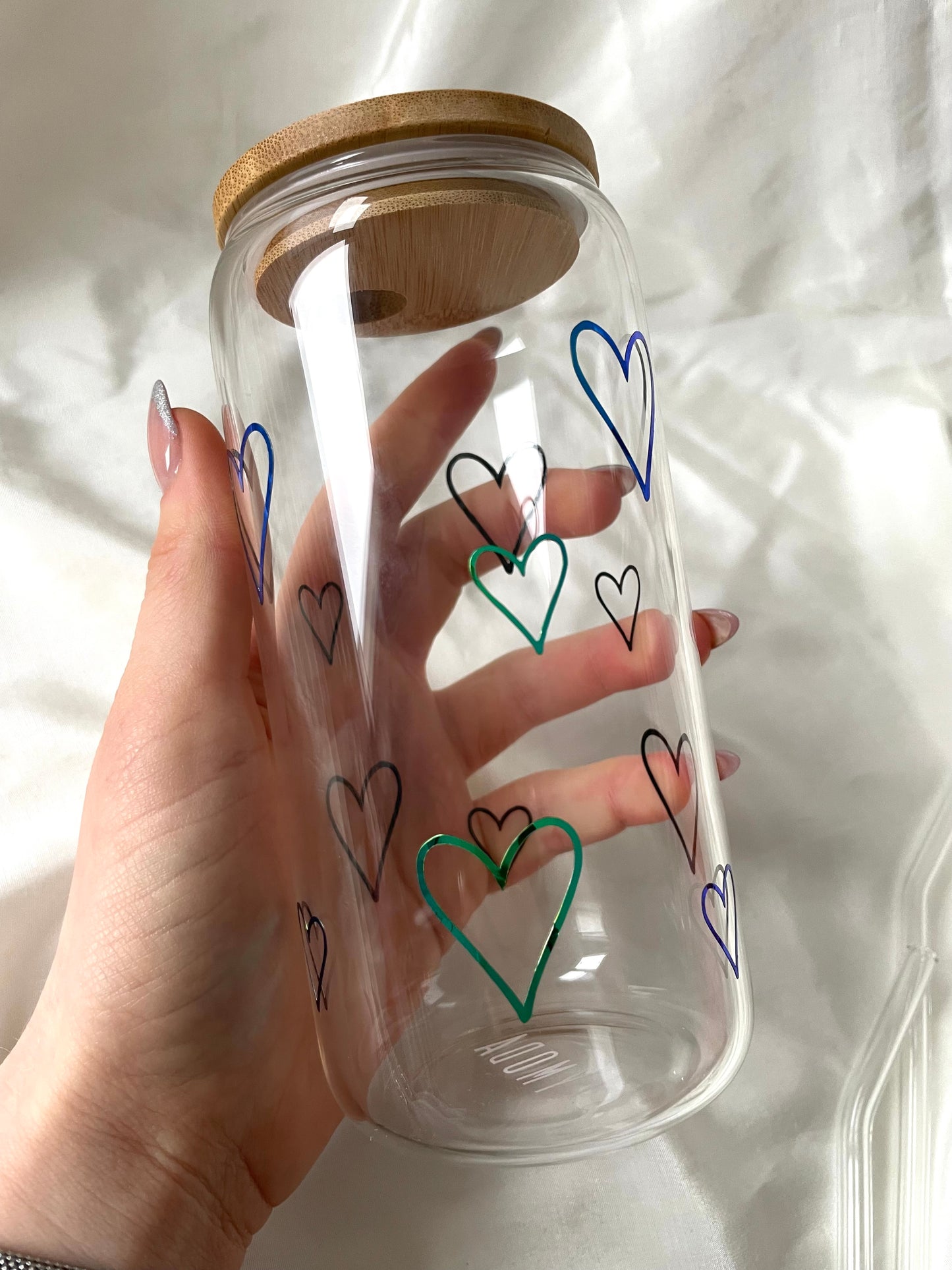 Valentinstag Set Glas