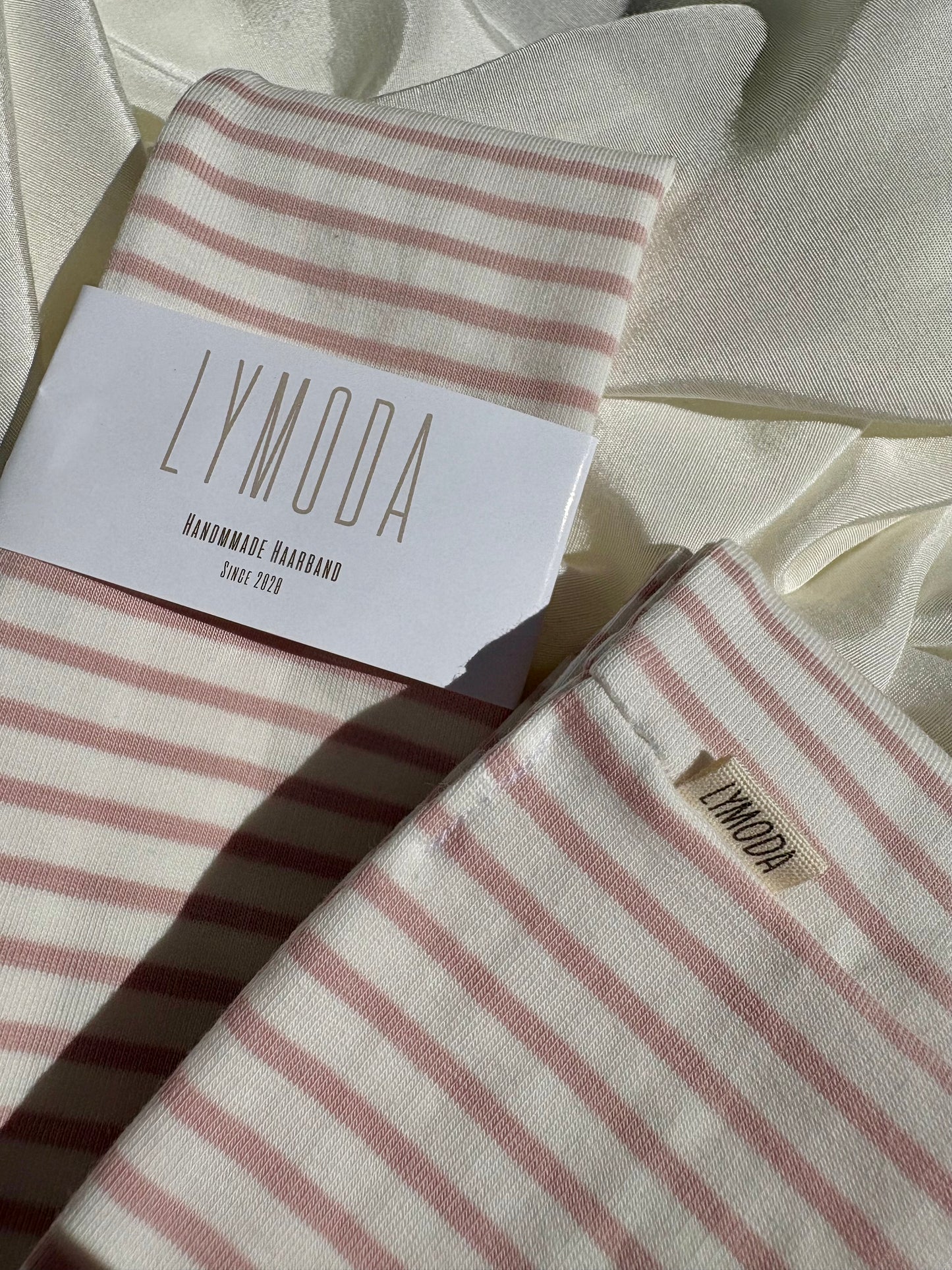 Haarband Strivy Weiß Rosa