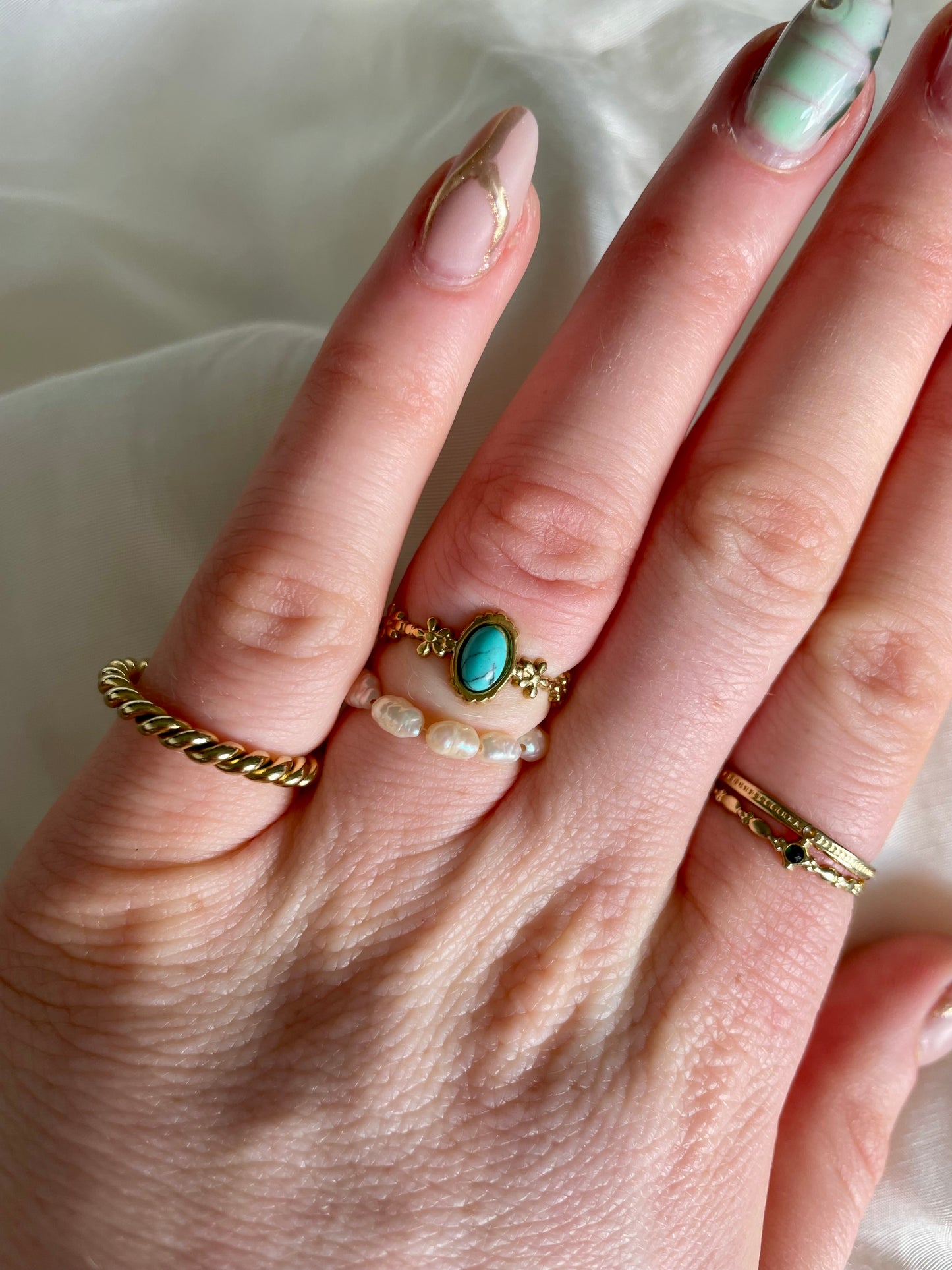 Edelstahl Ring Portrait