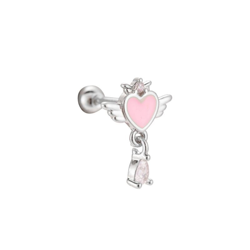 Edelstahl Piercing Pink Angel