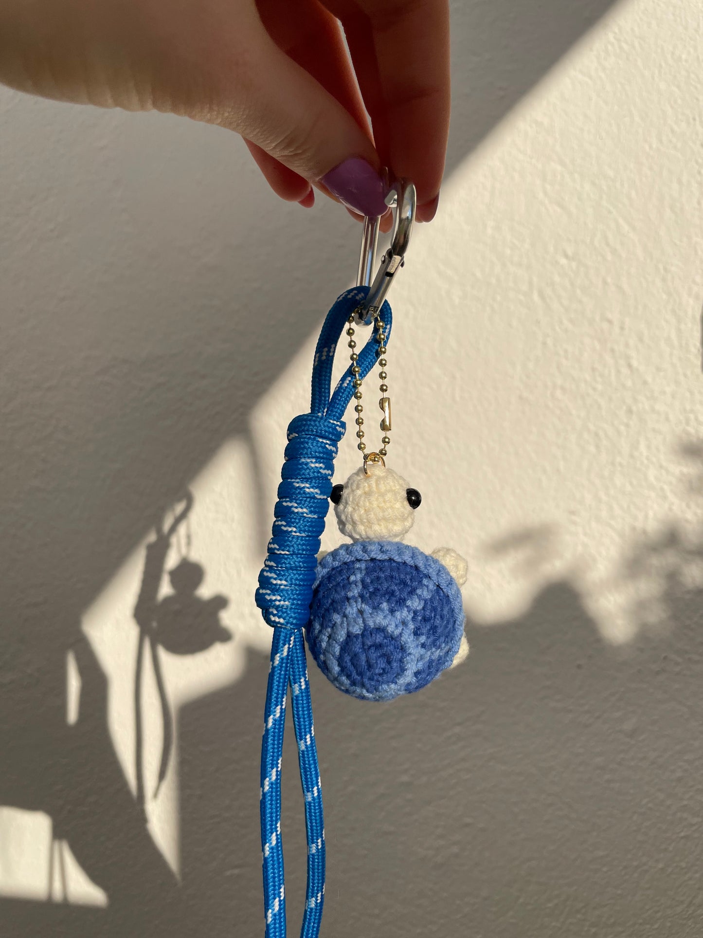Keychain Taschenanhänger Blue Turtle
