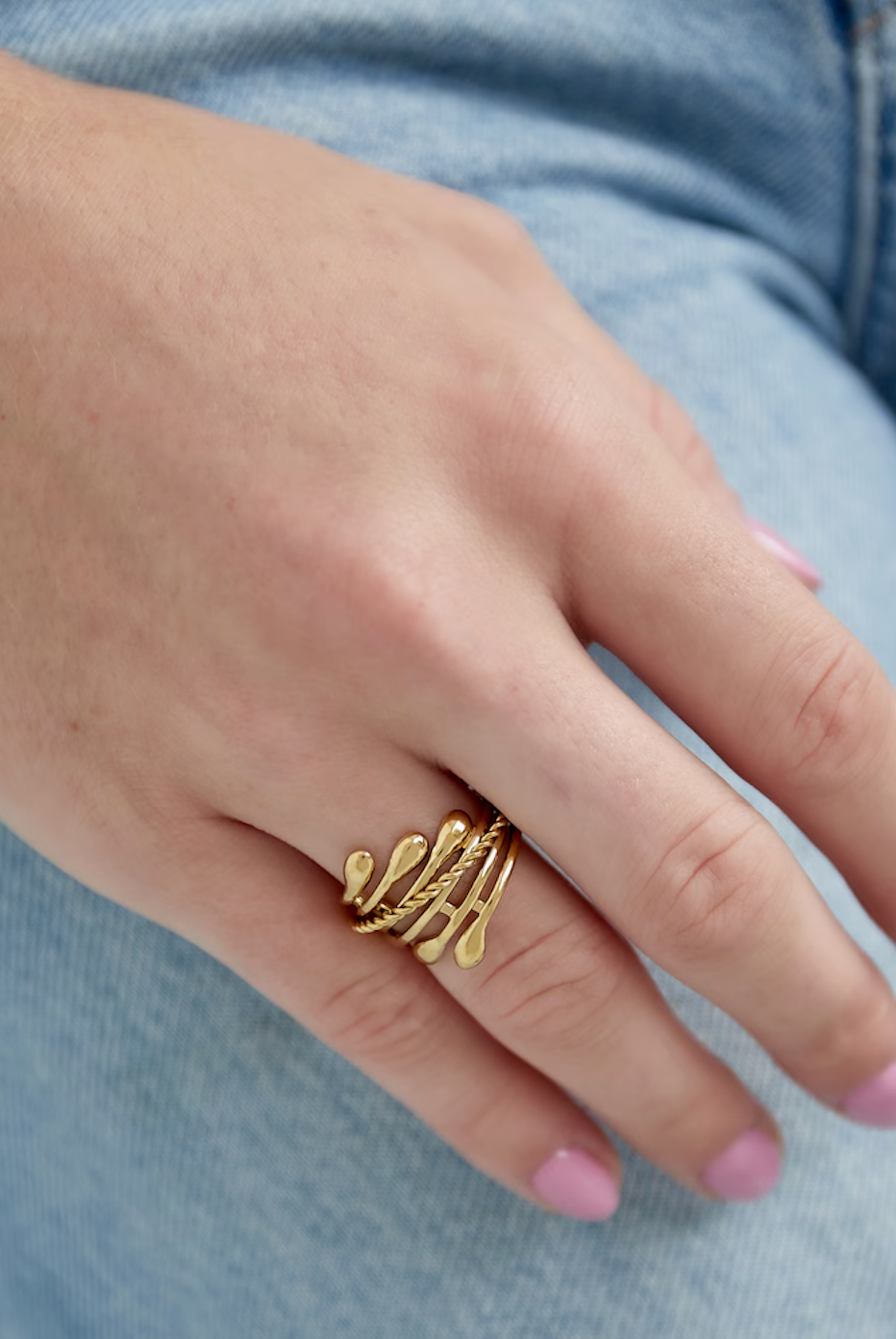 Edelstahl Ring Aurora