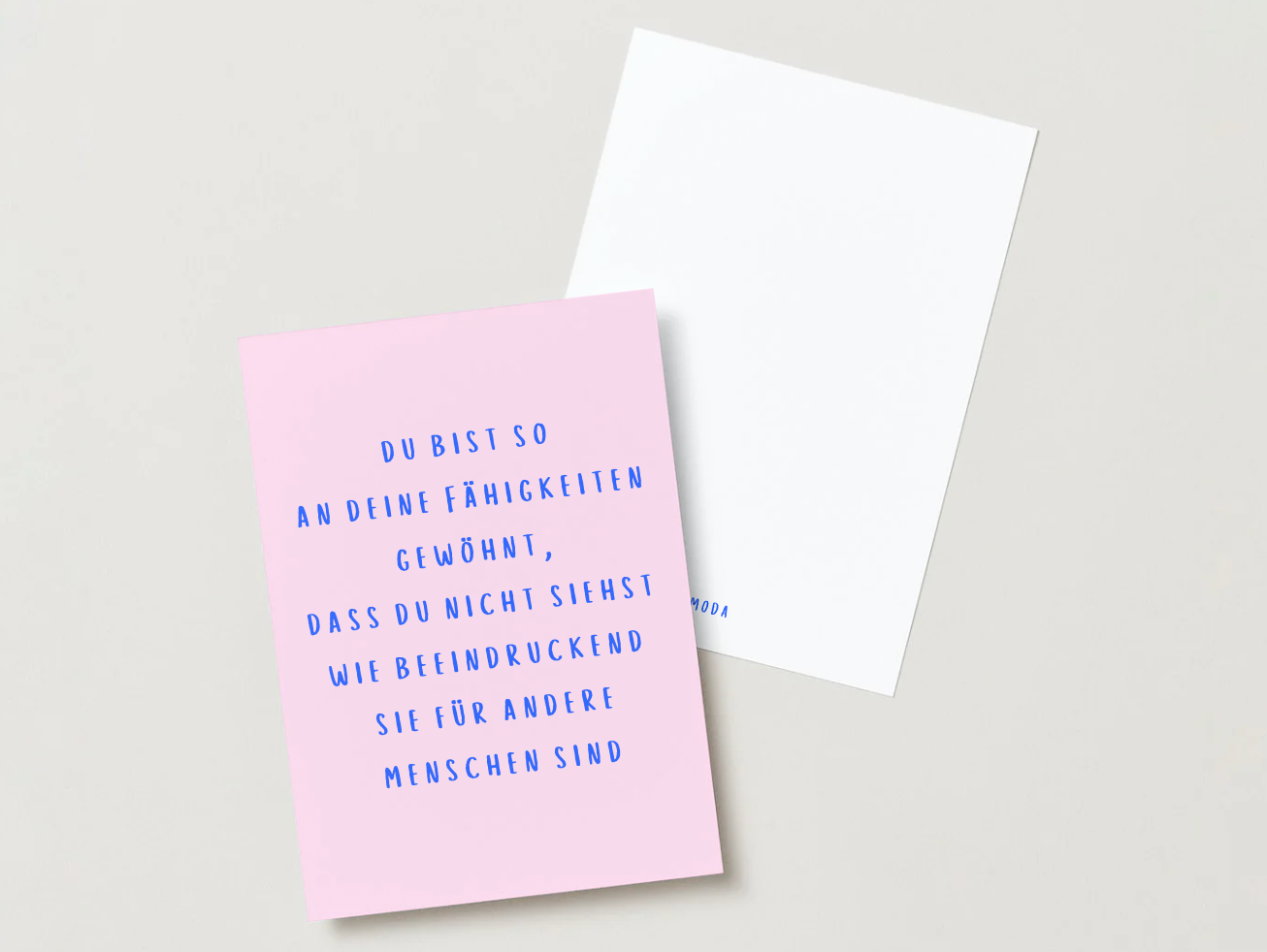 Postkarte "besondere Fähigkeiten"