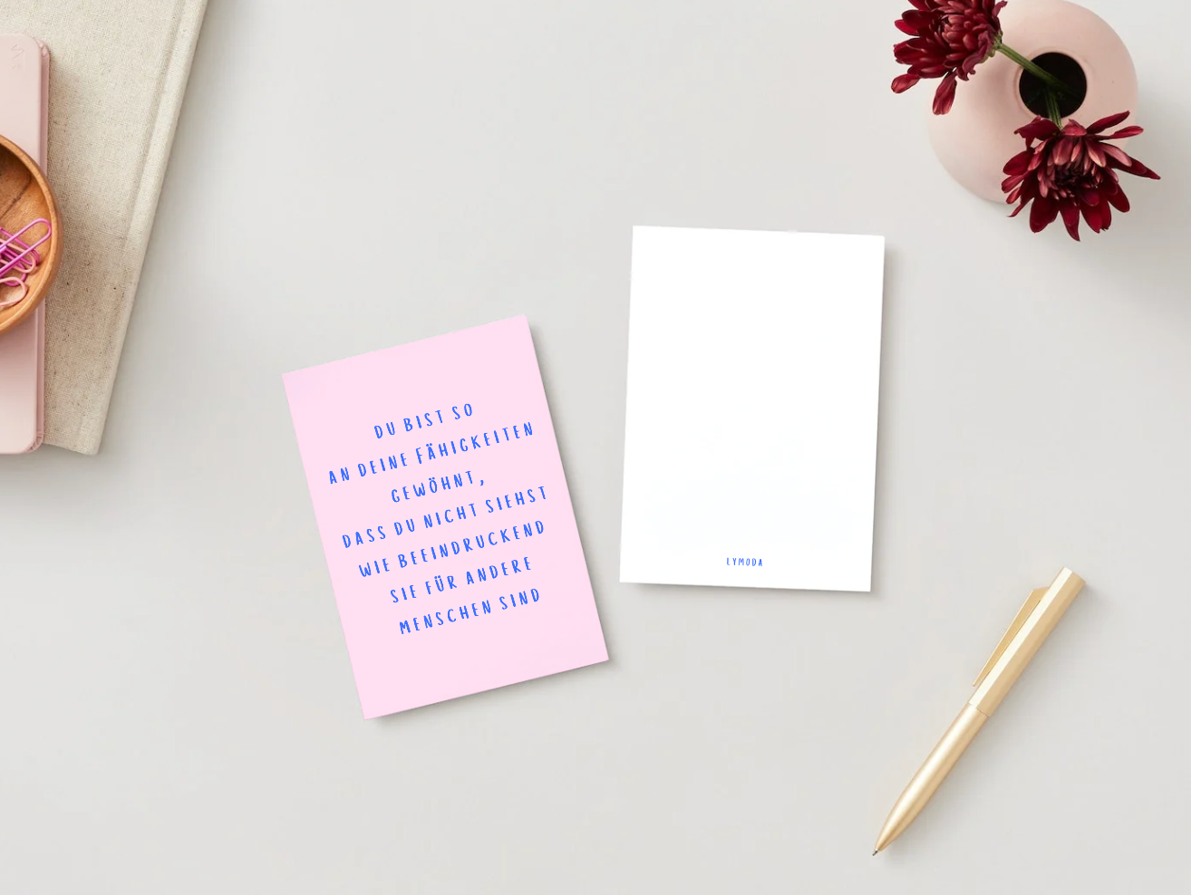 Postkarte "besondere Fähigkeiten"