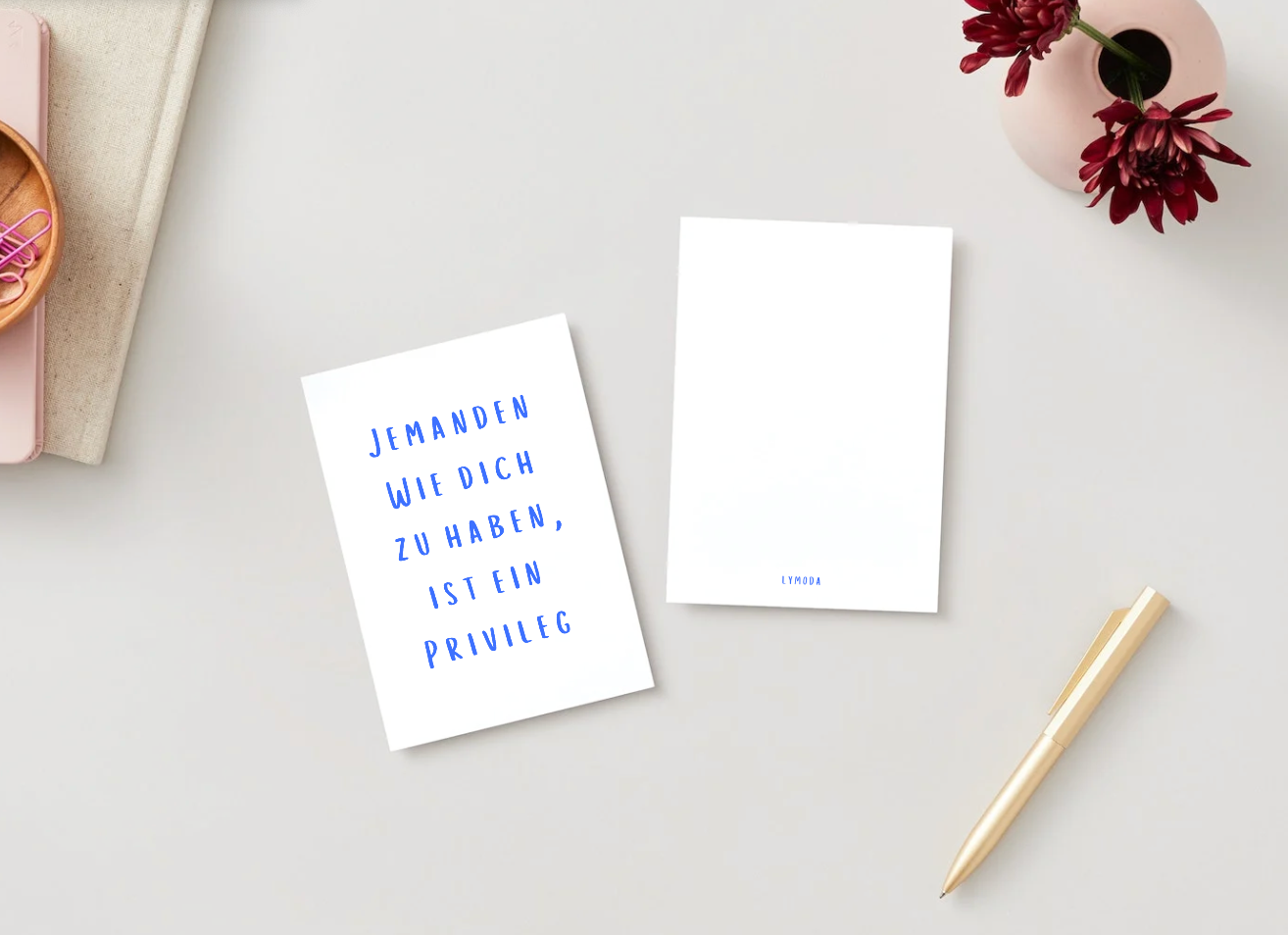 Postkarte "Privileg"