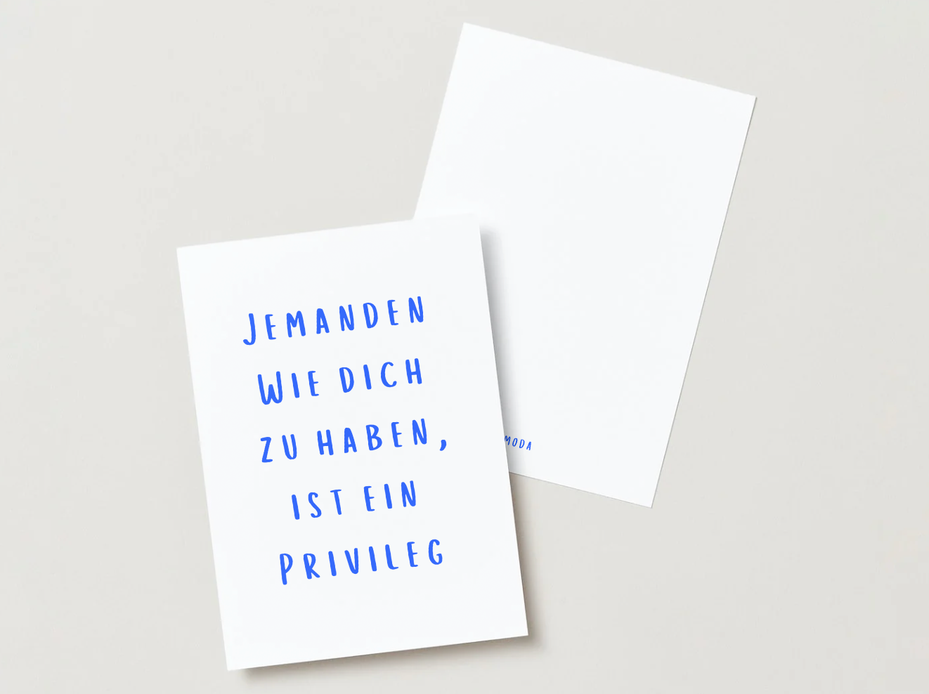 Postkarte "Privileg"