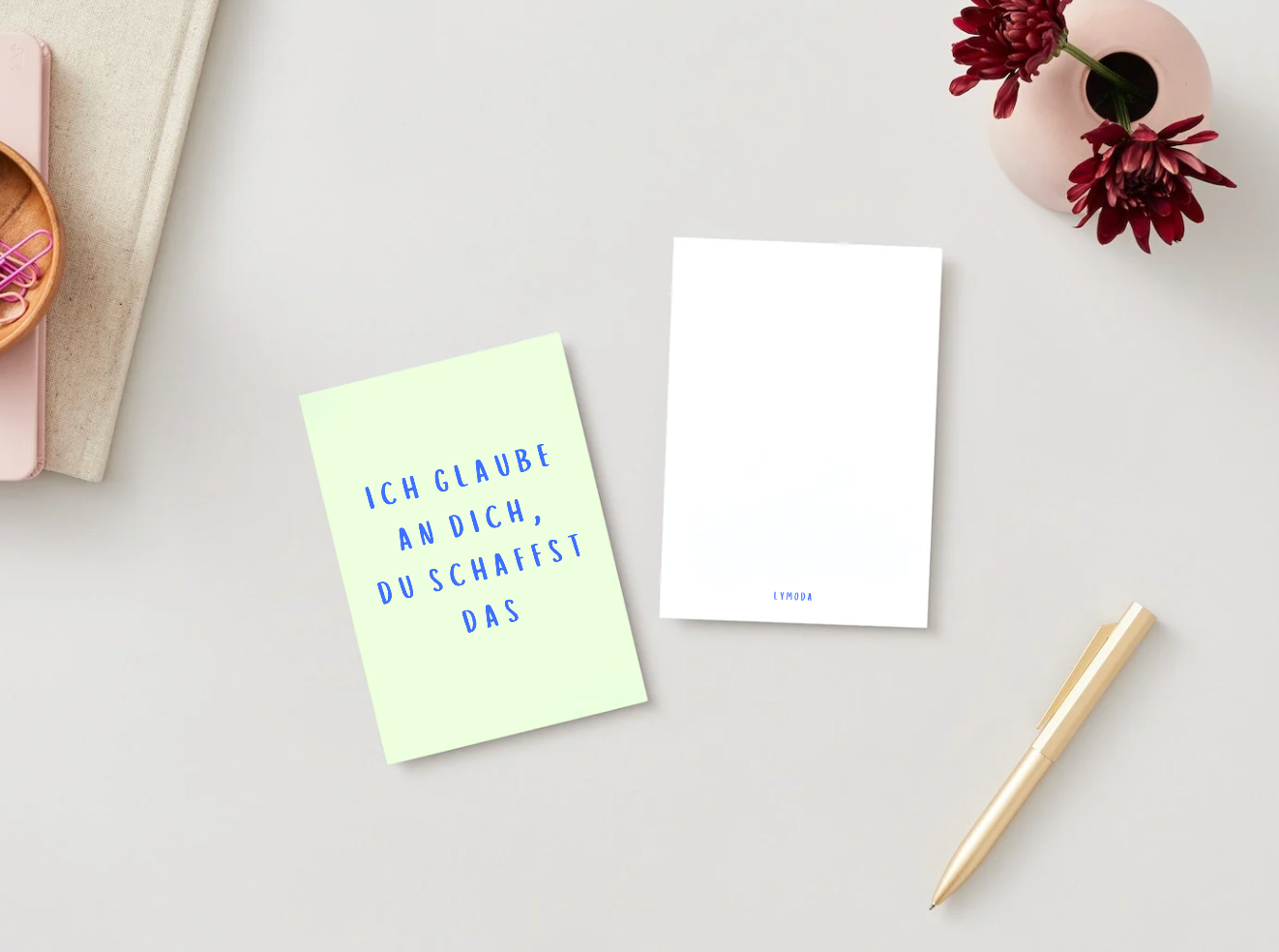 Postkarte "Ich glaub an dich"