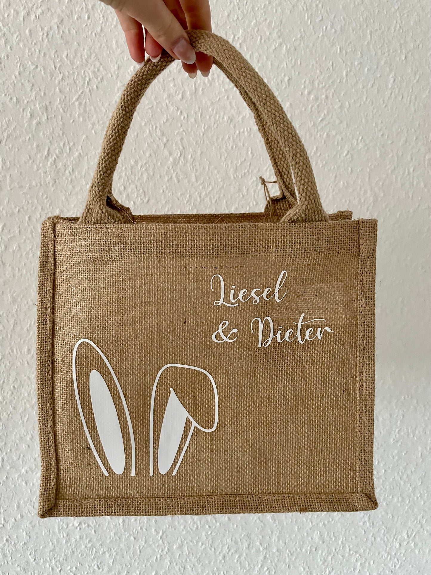 Jutetasche personalisierbar