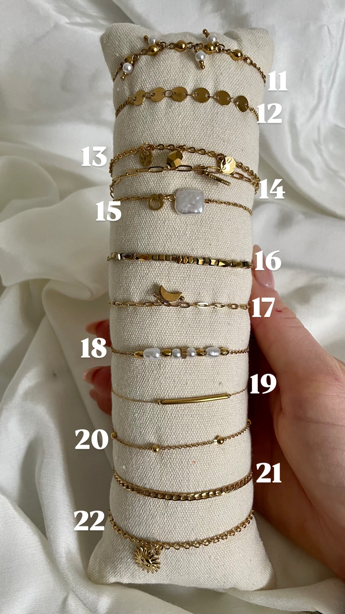 Edelstahl Armband Mixed Gold