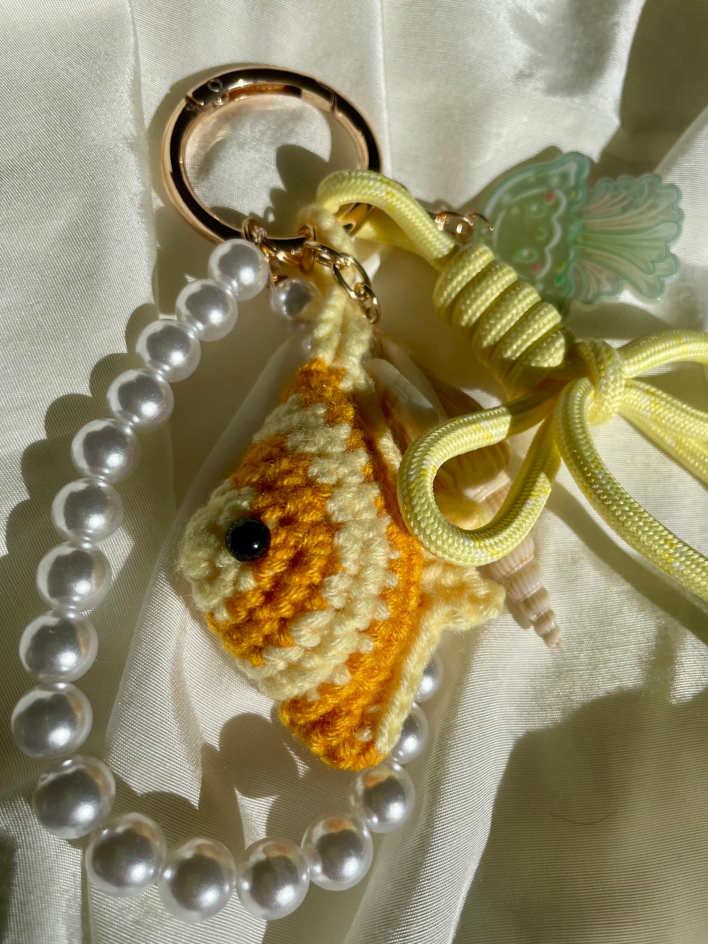 Keychain Taschenanhänger Fish & Conch Bagchain