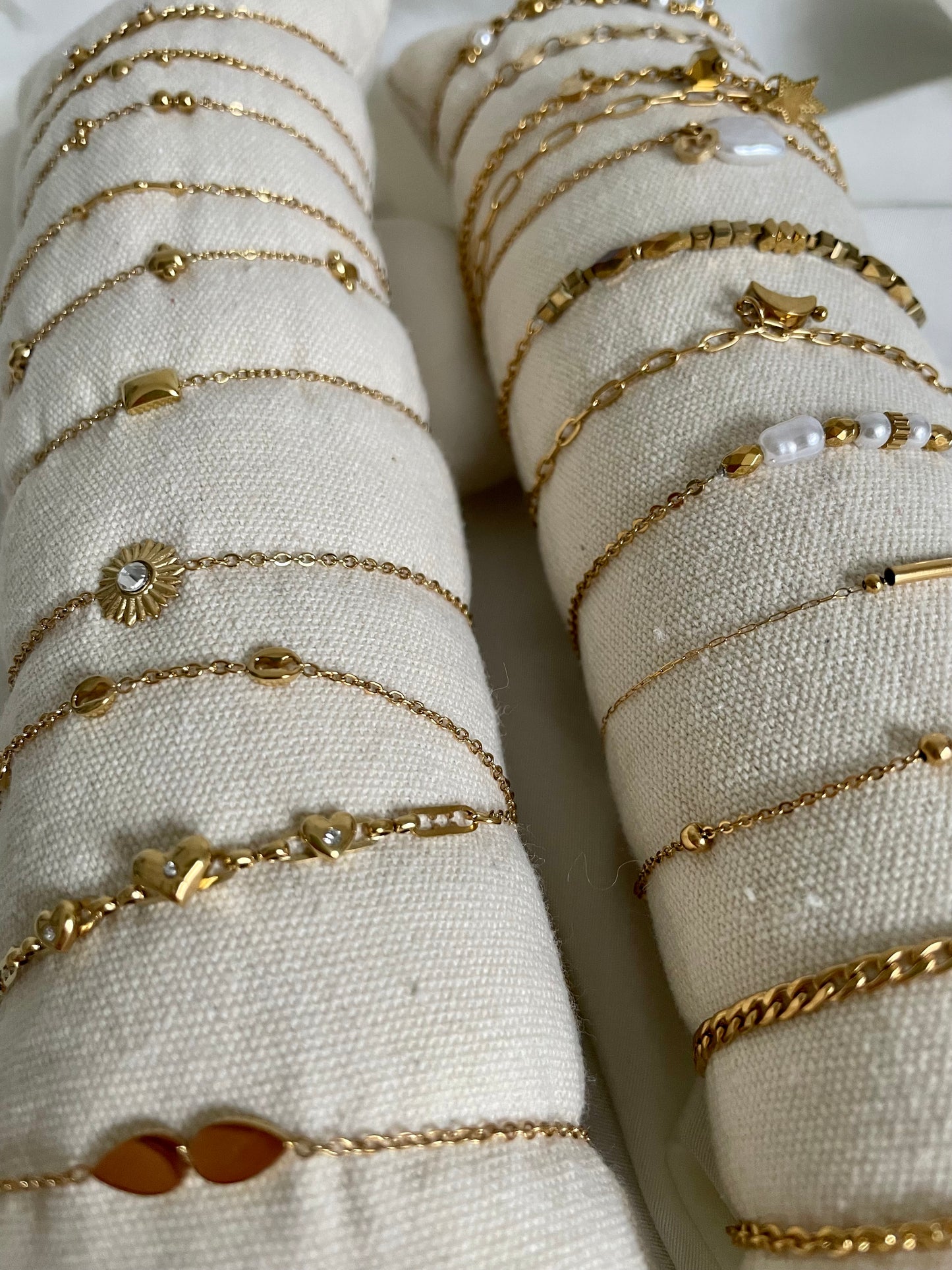 Edelstahl Armband Mixed Gold