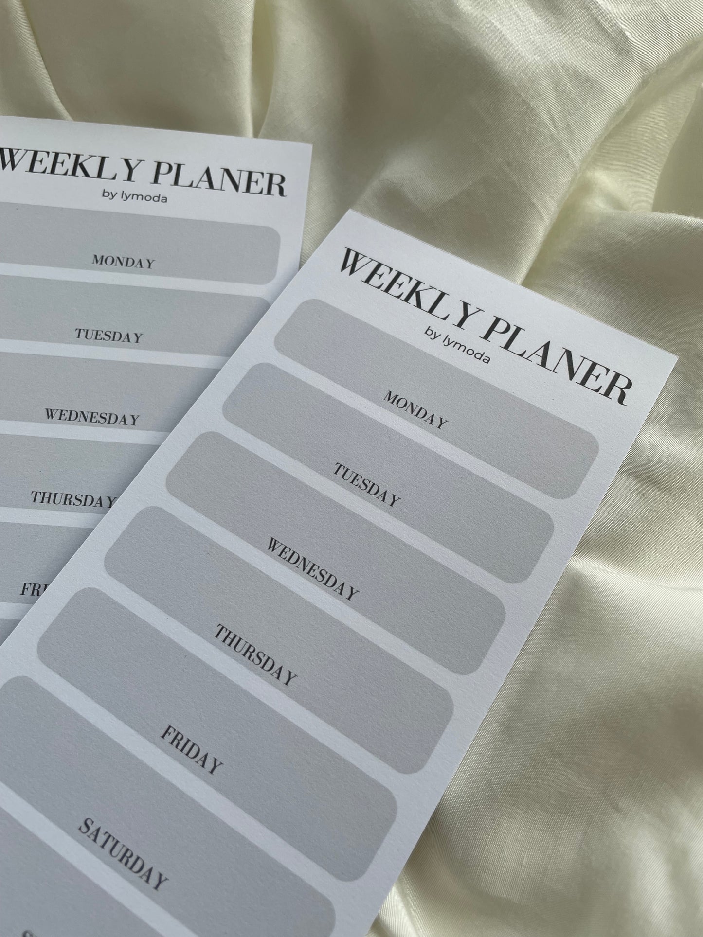 Wochenplaner Notizblock
