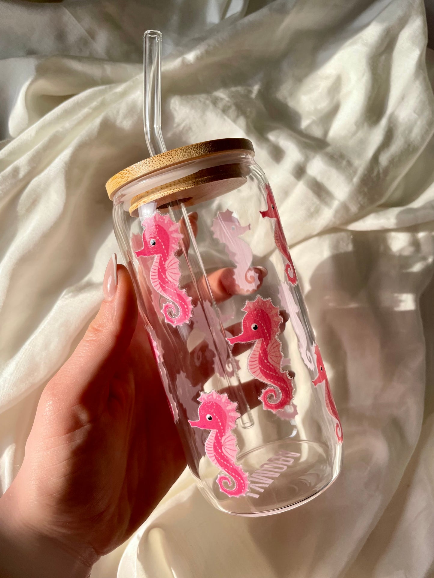 Seepferdchen Glas