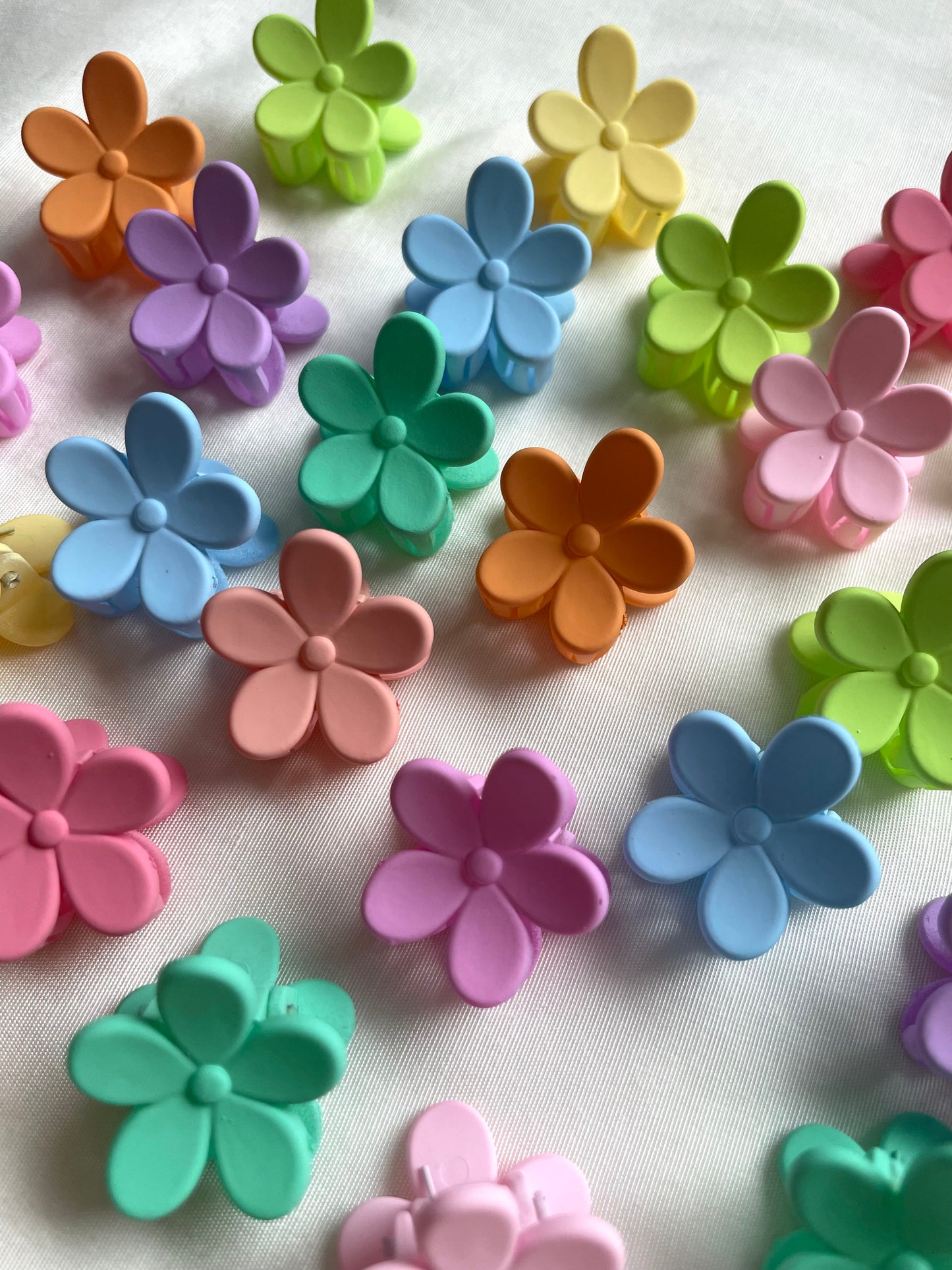 Haarspange Mini Blumen Bunt