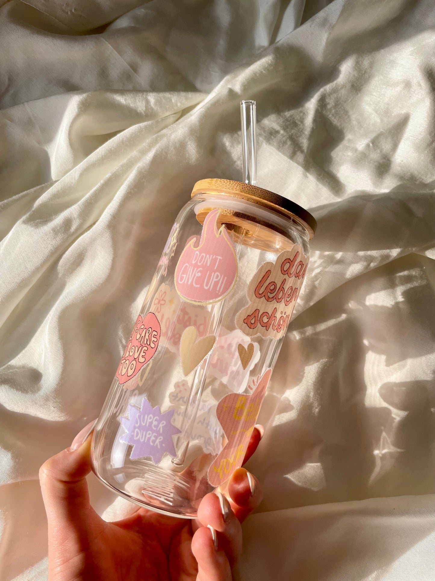 Positiv Affirmation Glas