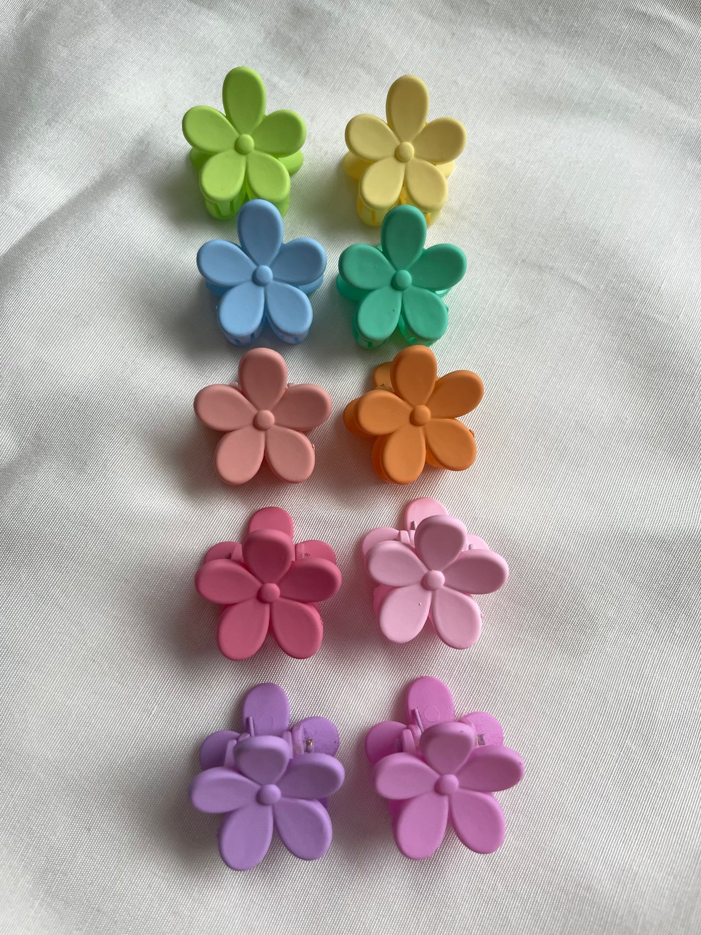 Haarspange Mini Blumen Bunt