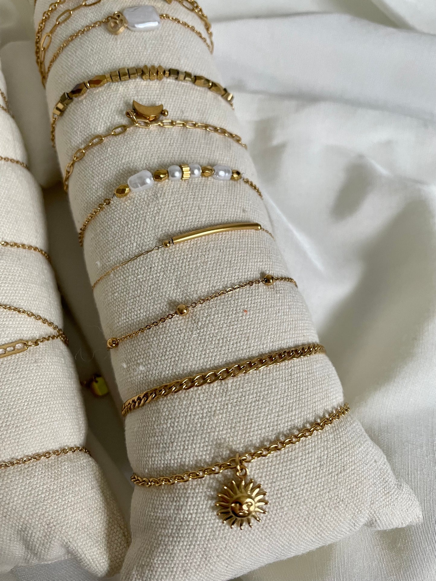 Edelstahl Armband Mixed Gold