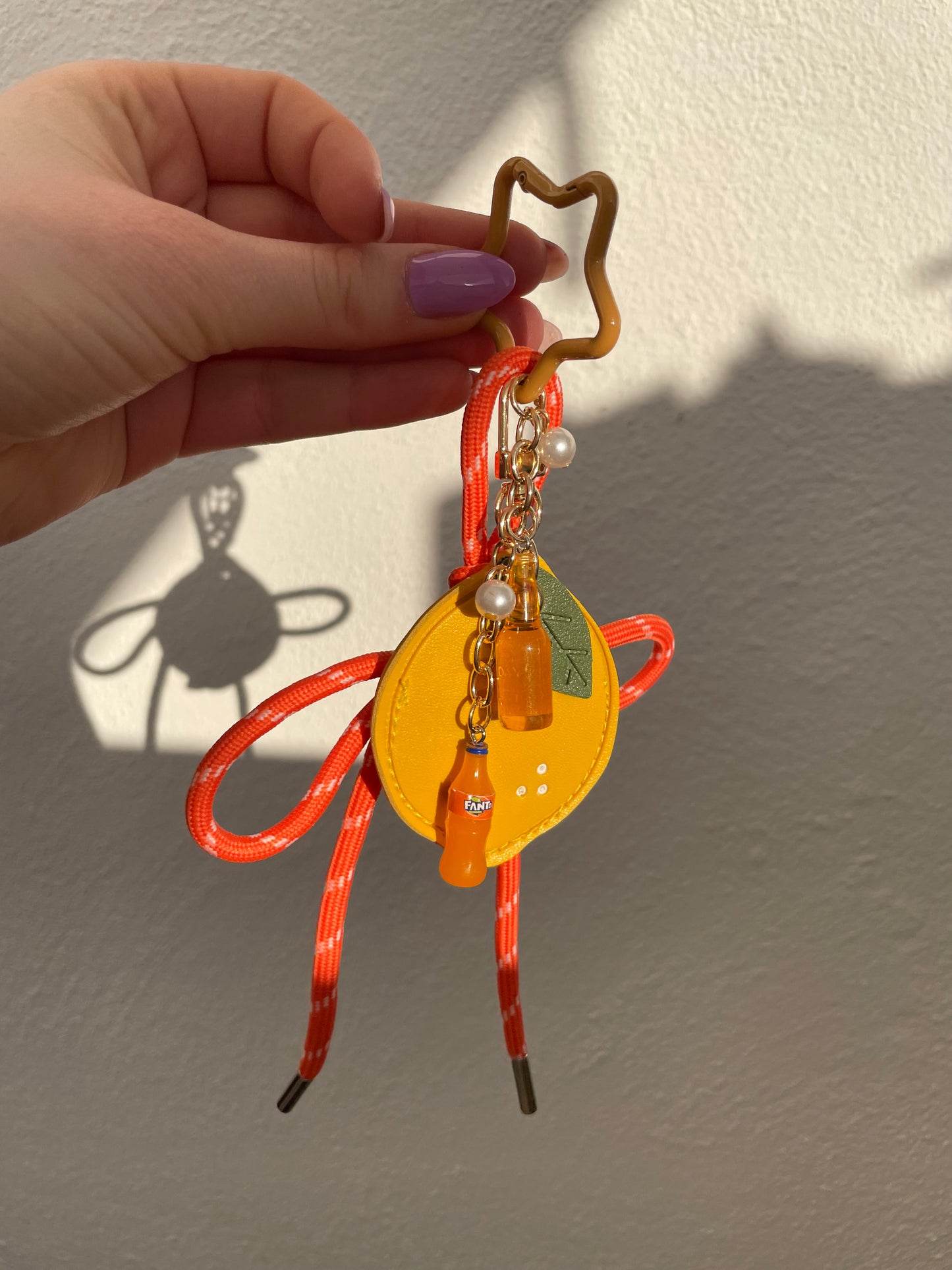 Keychain Taschenanhänger Orange Lemon & Silk