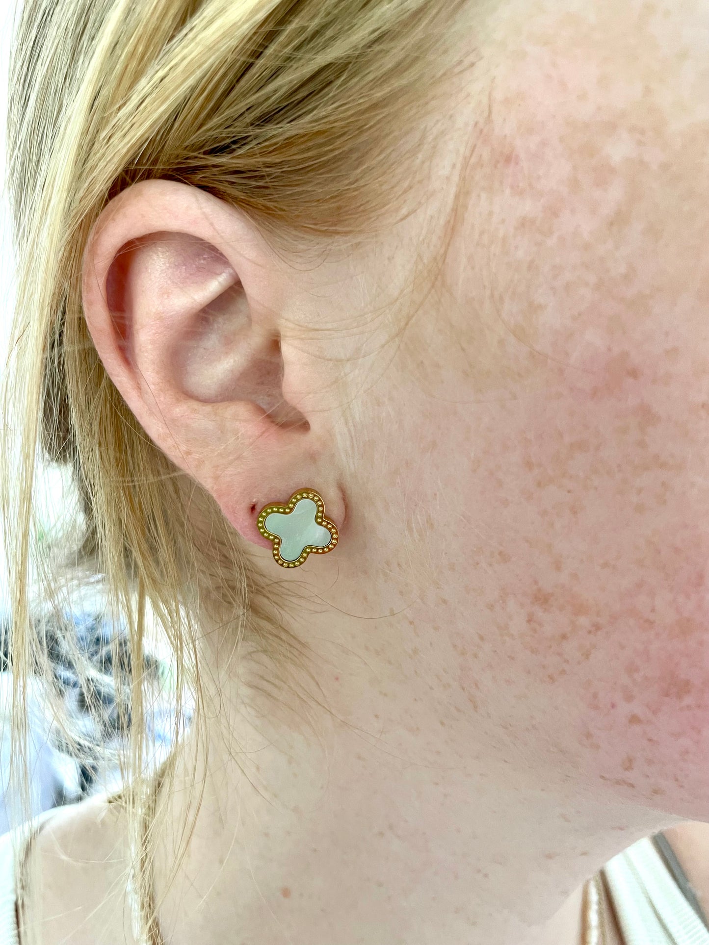 Edelstahl Ohrringe Clovers Basic