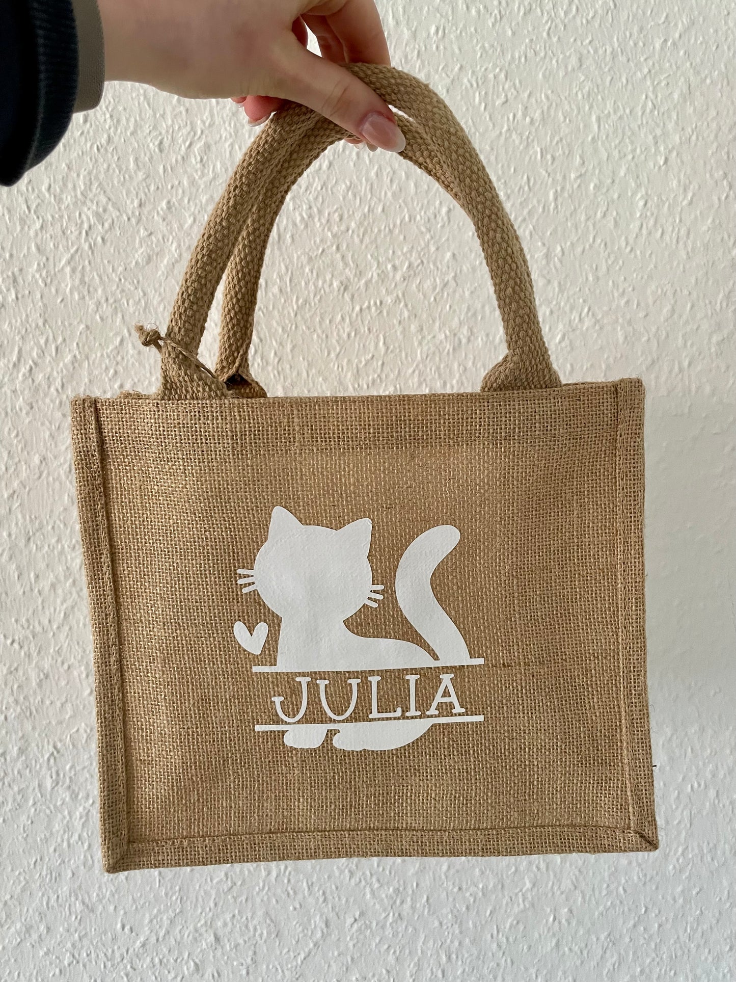Jutetasche personalisierbar