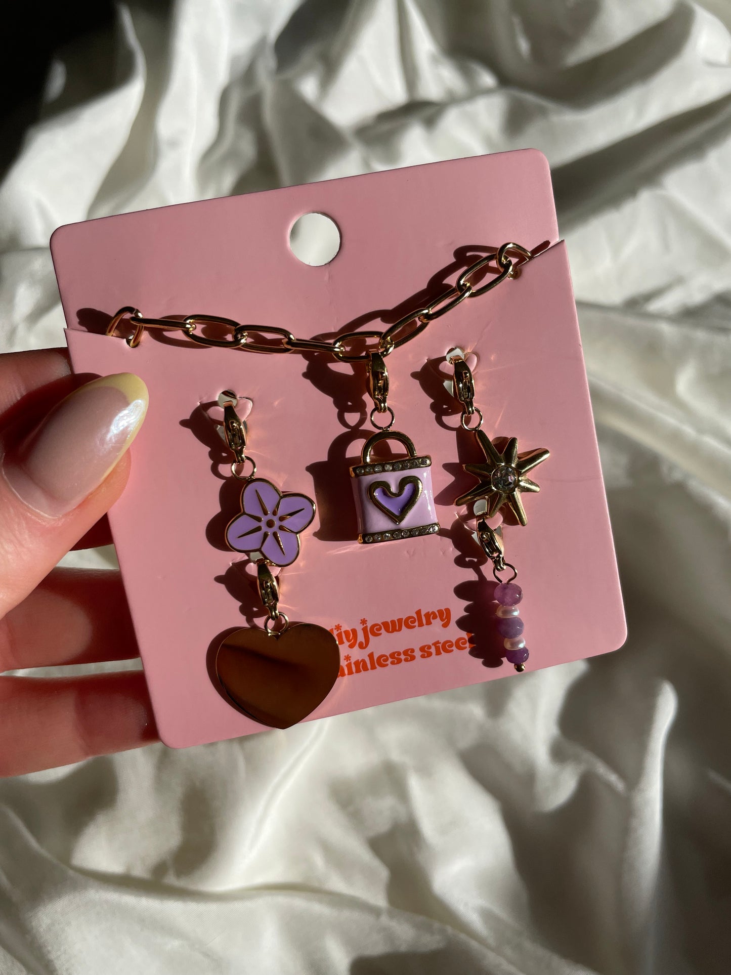 Charm Armband DIY Schloss