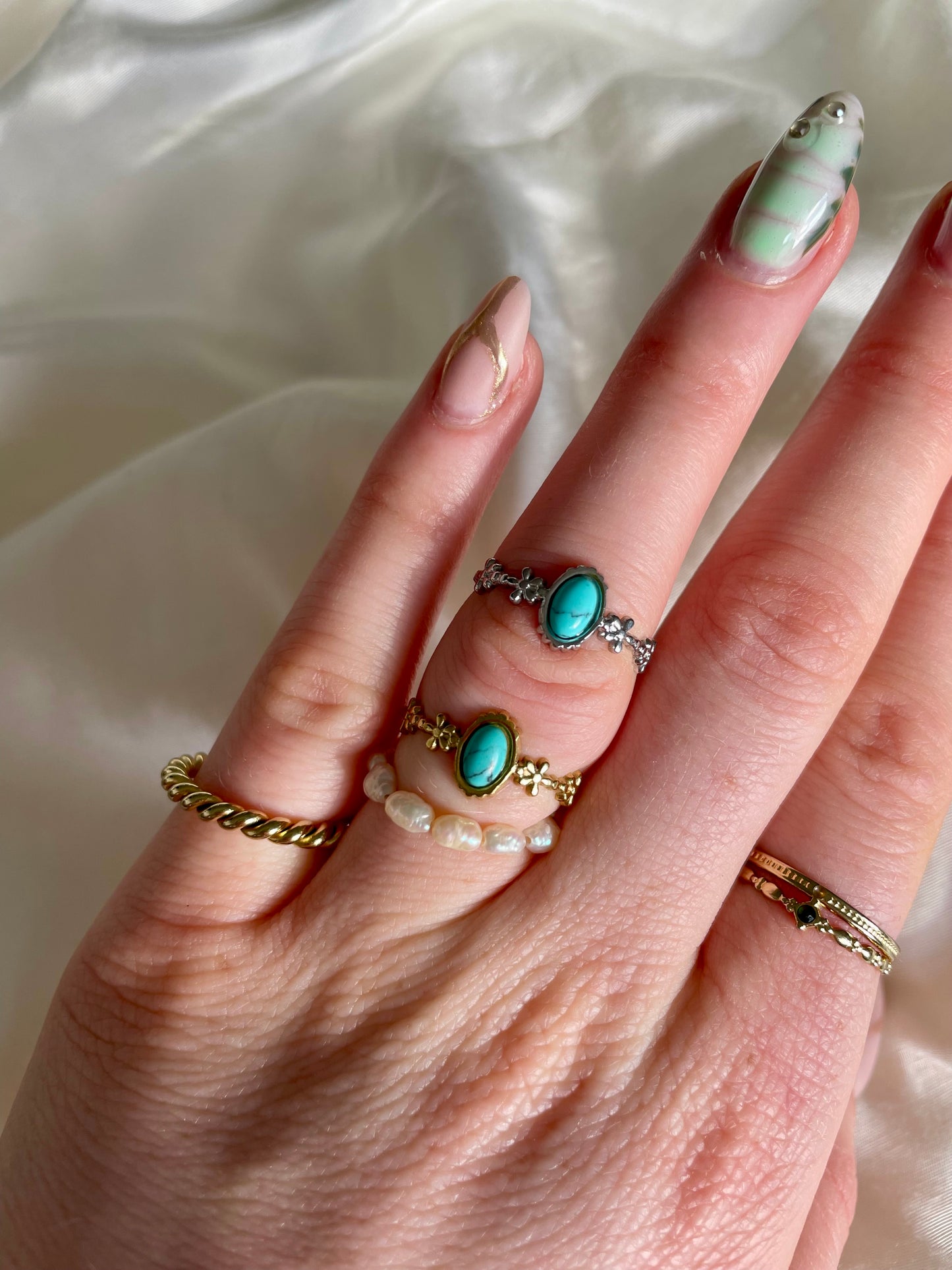 Edelstahl Ring Portrait