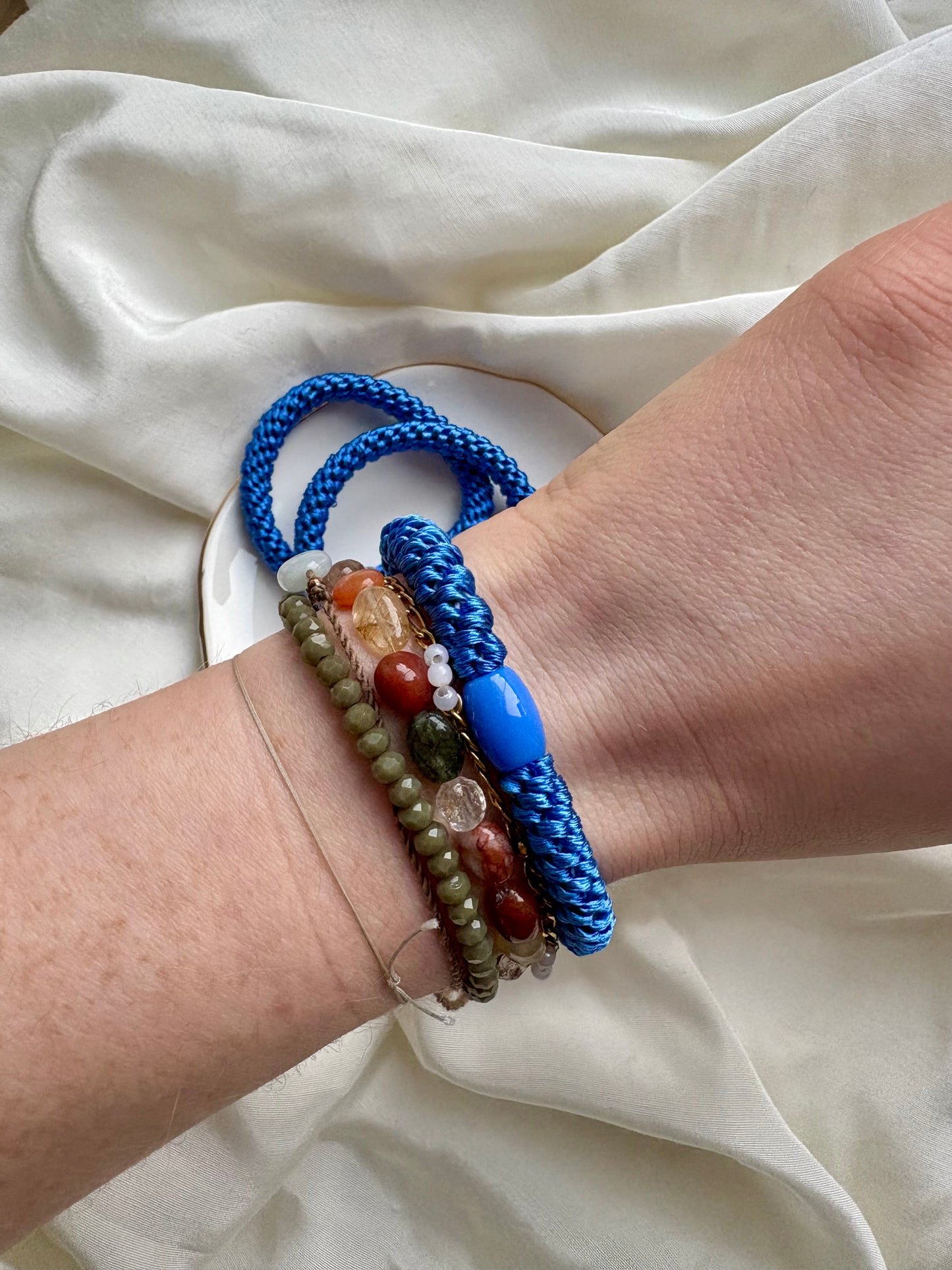 Haargummi Kneeki Royalblau