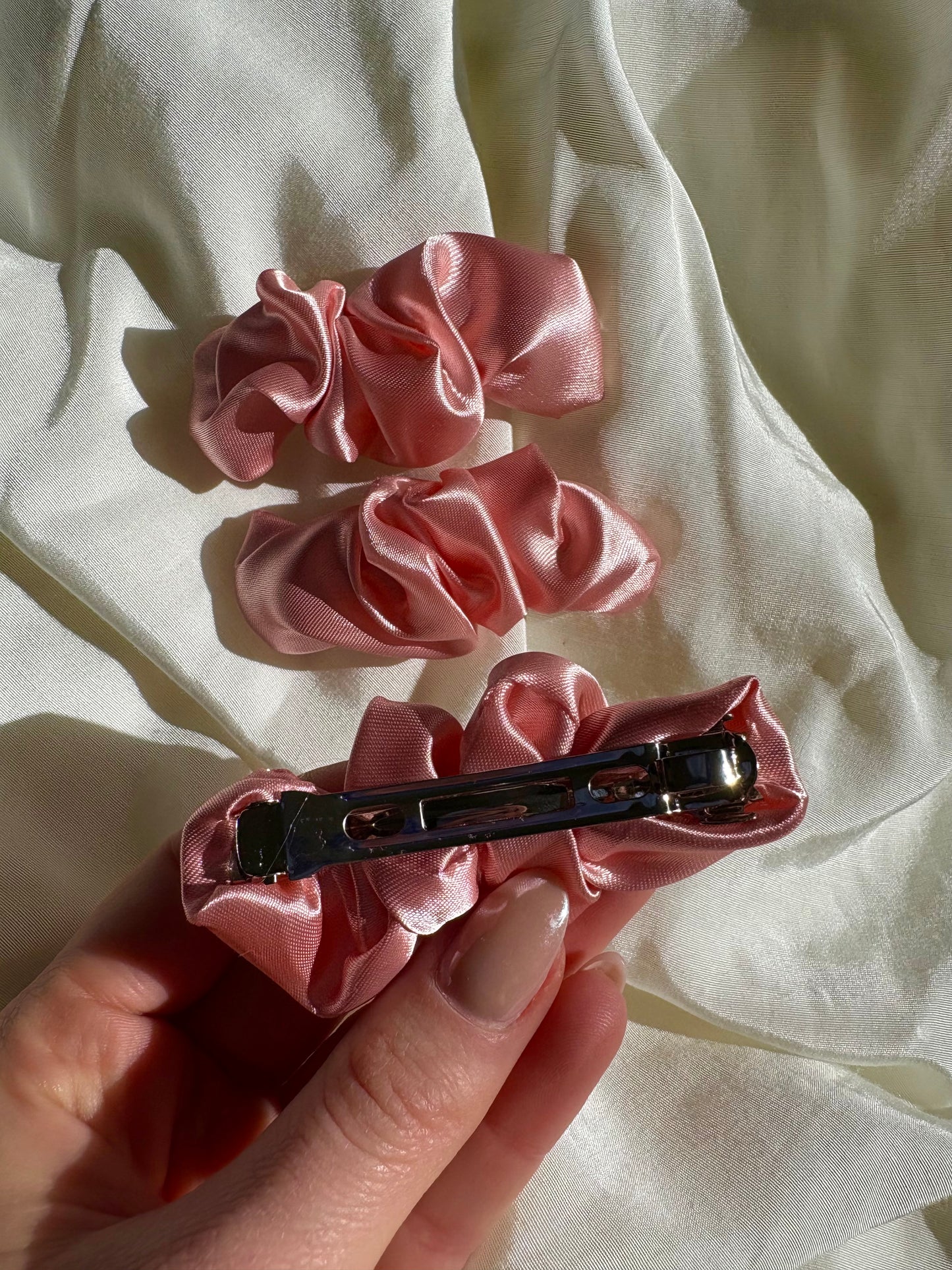 Rosa Haarclip