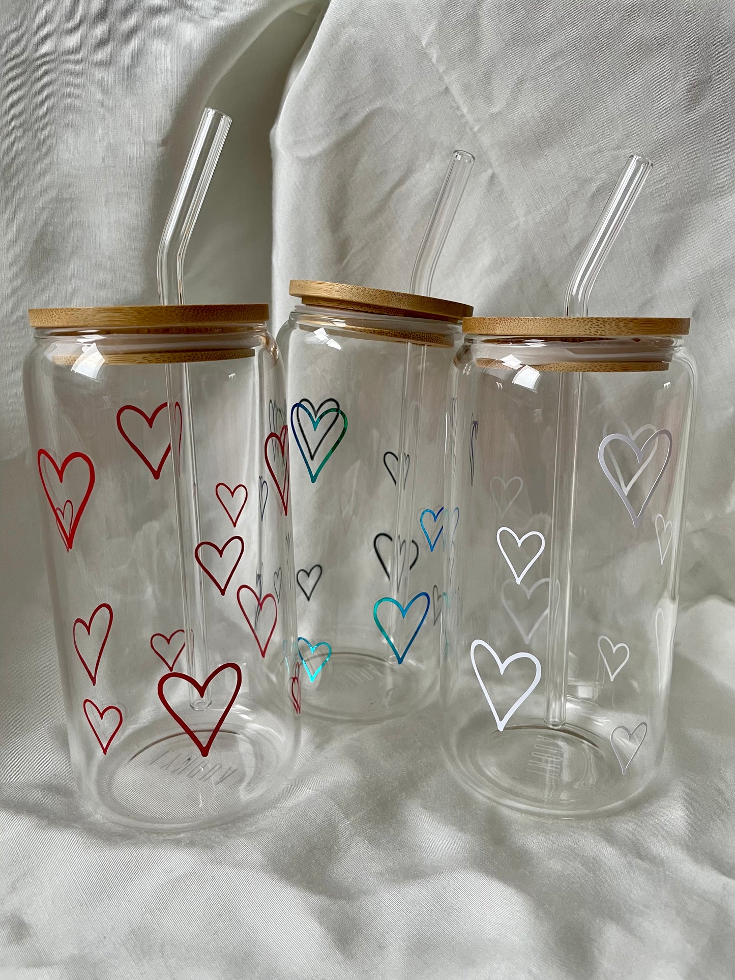 Valentinstag Set Glas