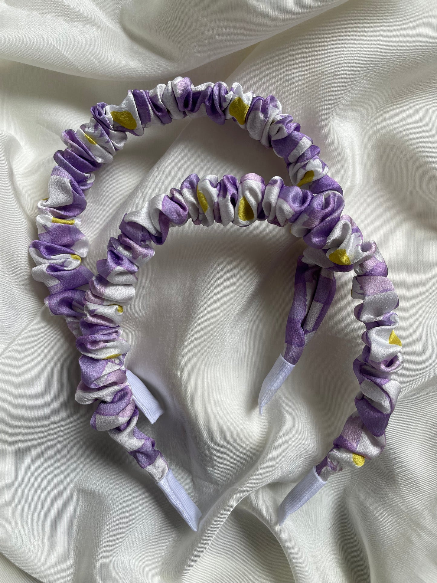 Scrunchie Daisy Gänseblümchen Lila