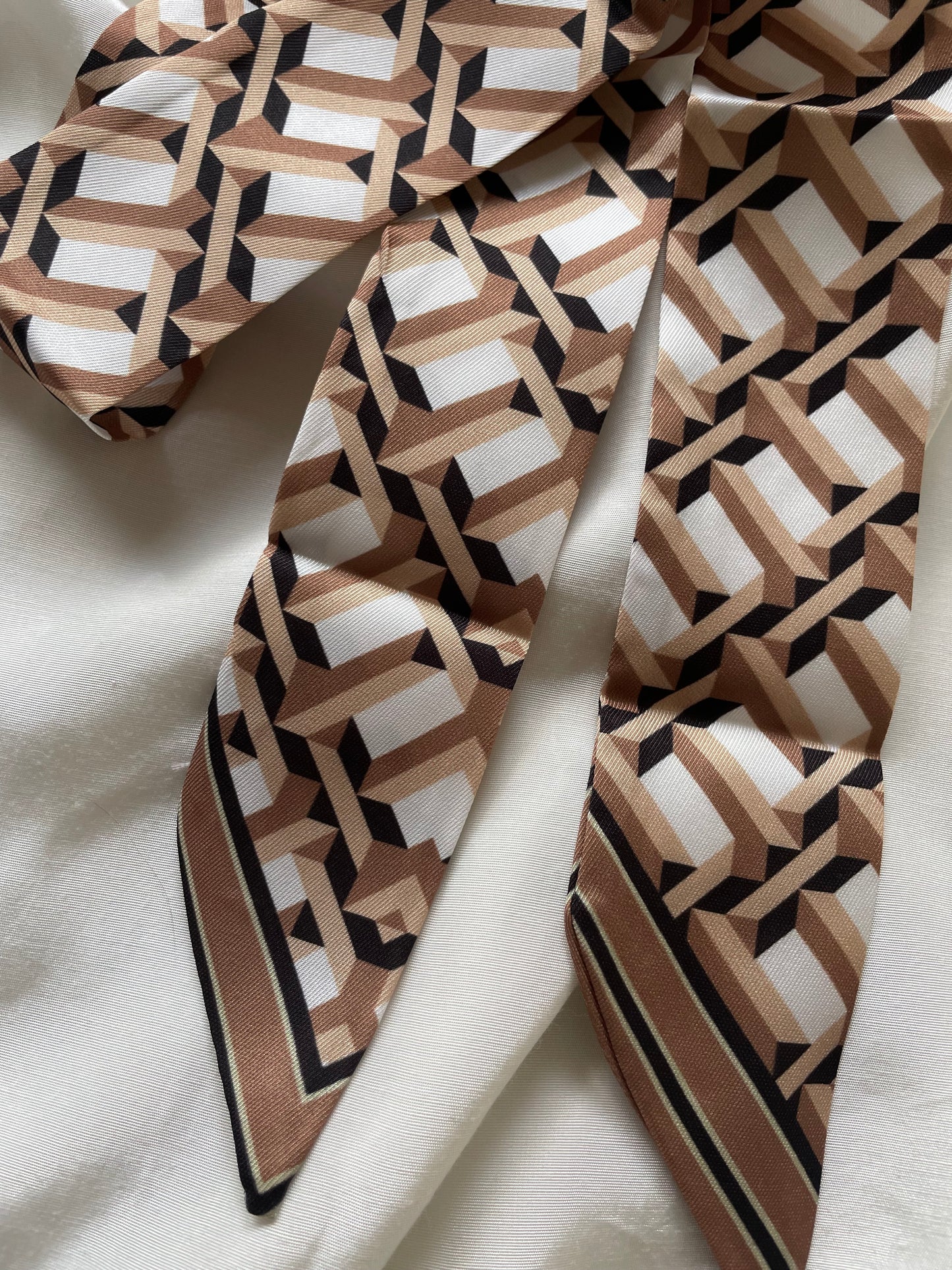 Haarschal Haarband Beige Classic