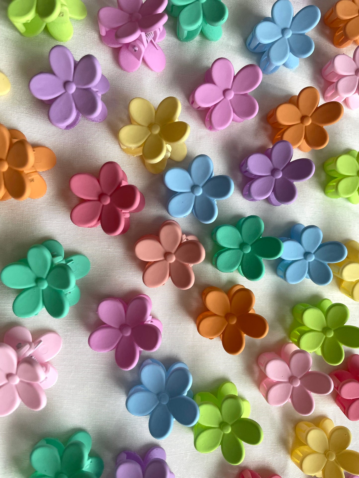 Haarspange Mini Blumen Bunt