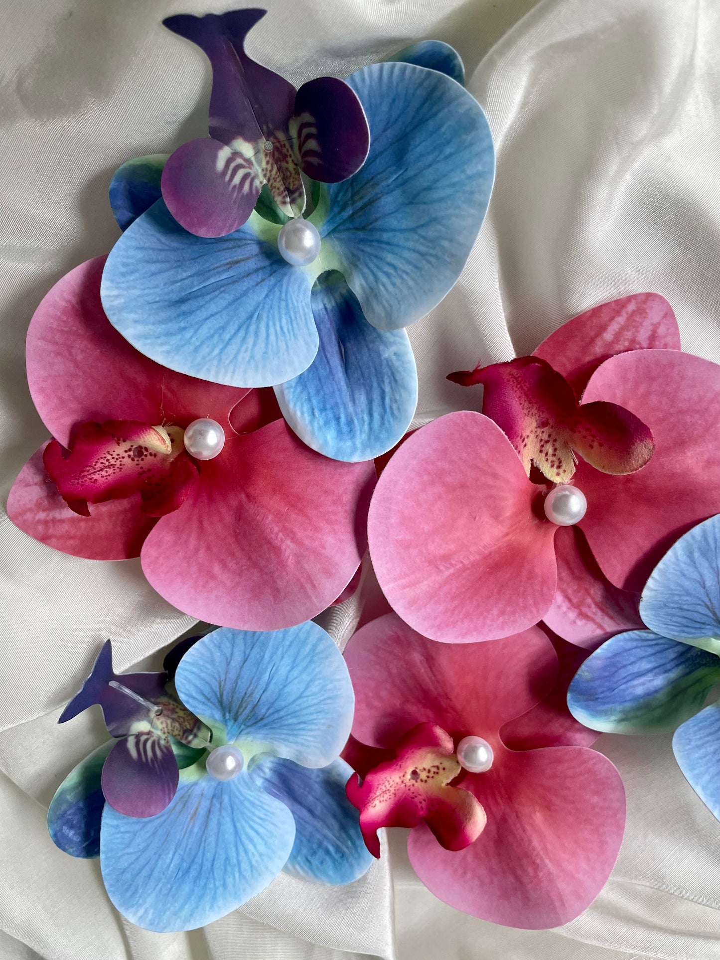 Blumen Haarspange Orchidee